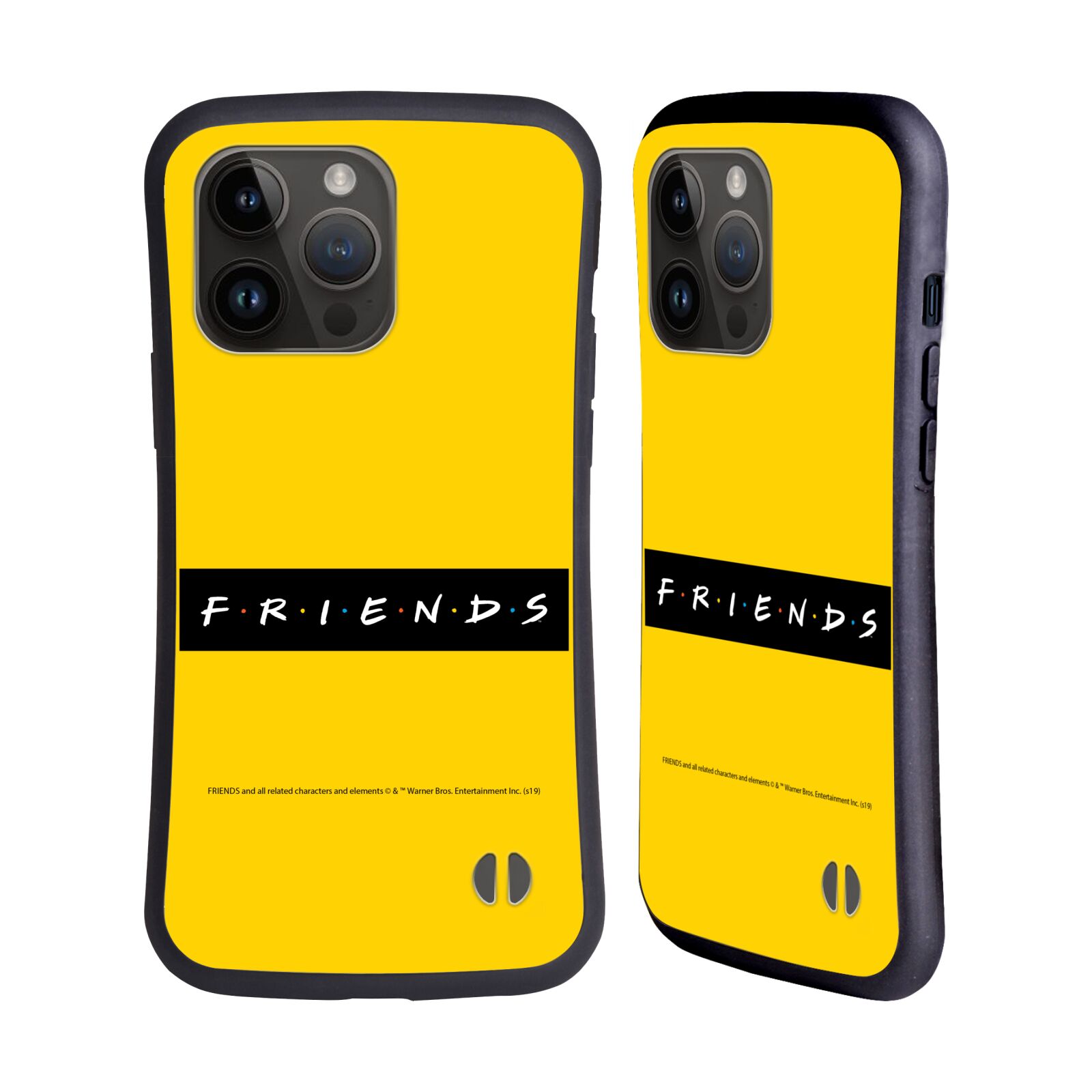 Obal na mobil Apple iPhone 15 PRO MAX - HEAD CASE - Přátelé - nadpis žlutá