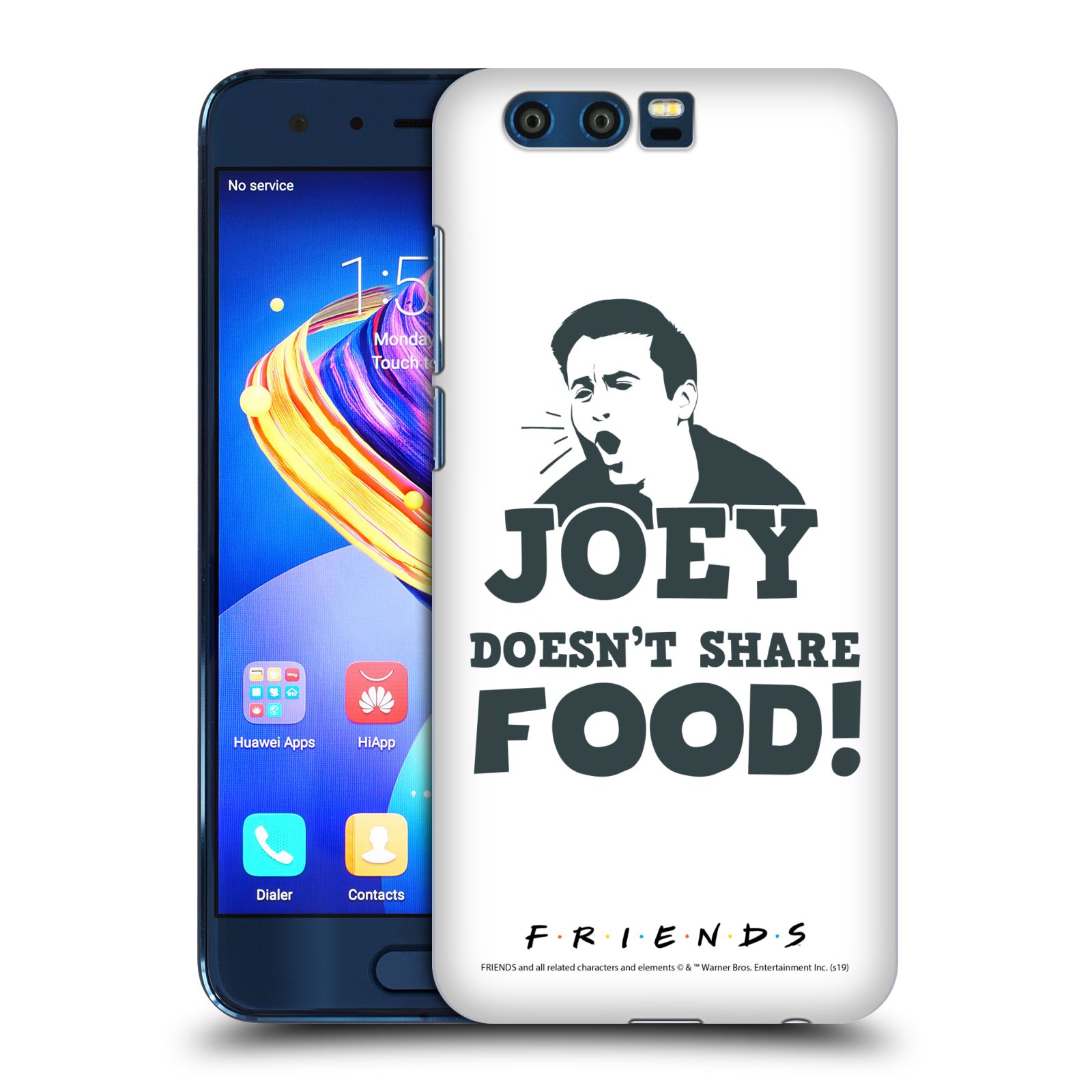 Pouzdro na mobil HONOR 9 - HEAD CASE - Seriál Přátelé - Joey se o jídlo nedělí