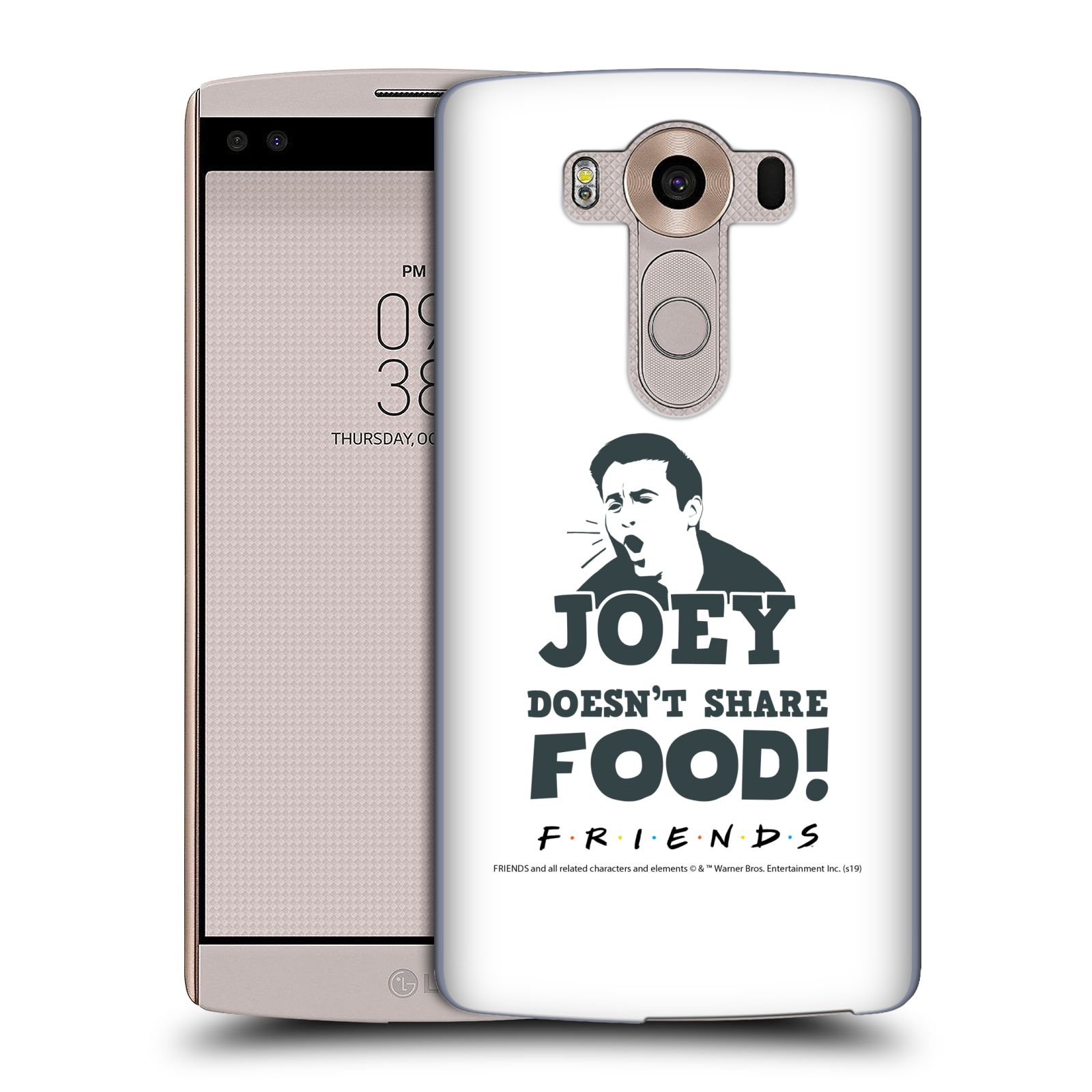Pouzdro na mobil LG V10 - HEAD CASE - Seriál Přátelé - Joey se o jídlo nedělí