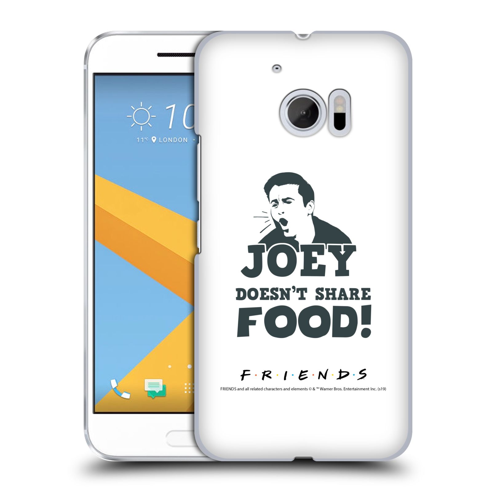 Pouzdro na mobil HTC 10 - HEAD CASE - Seriál Přátelé - Joey se o jídlo nedělí
