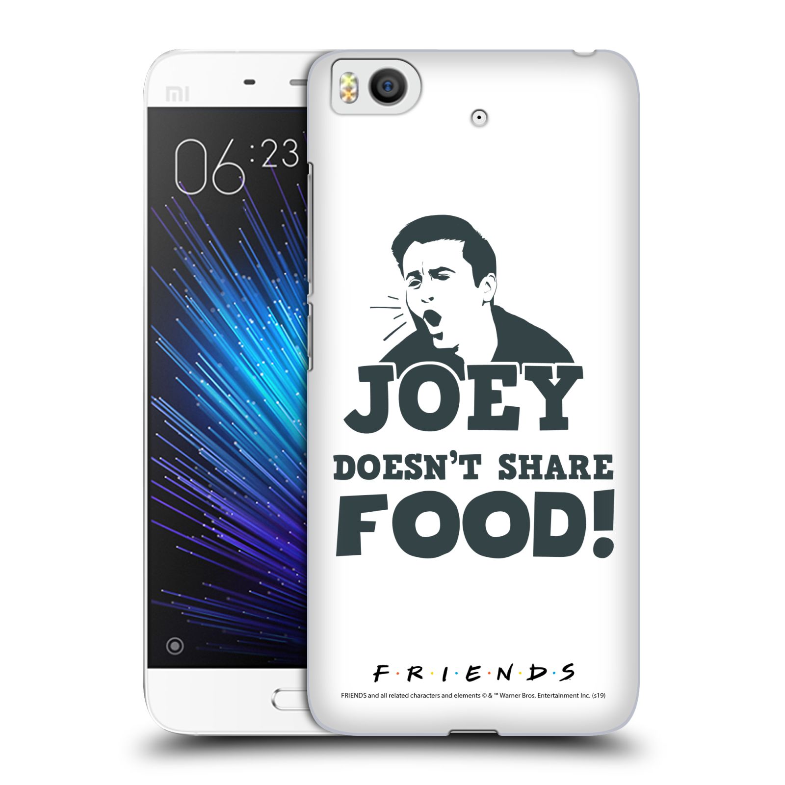 Pouzdro na mobil Xiaomi Mi5s - HEAD CASE - Seriál Přátelé - Joey se o jídlo nedělí