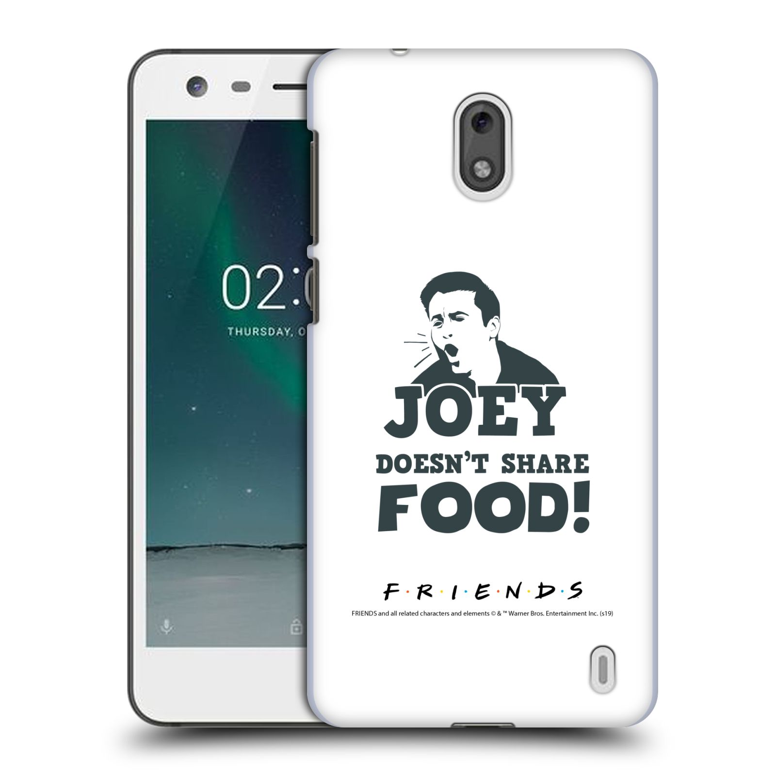 Pouzdro na mobil Nokia 2 - HEAD CASE - Seriál Přátelé - Joey se o jídlo nedělí