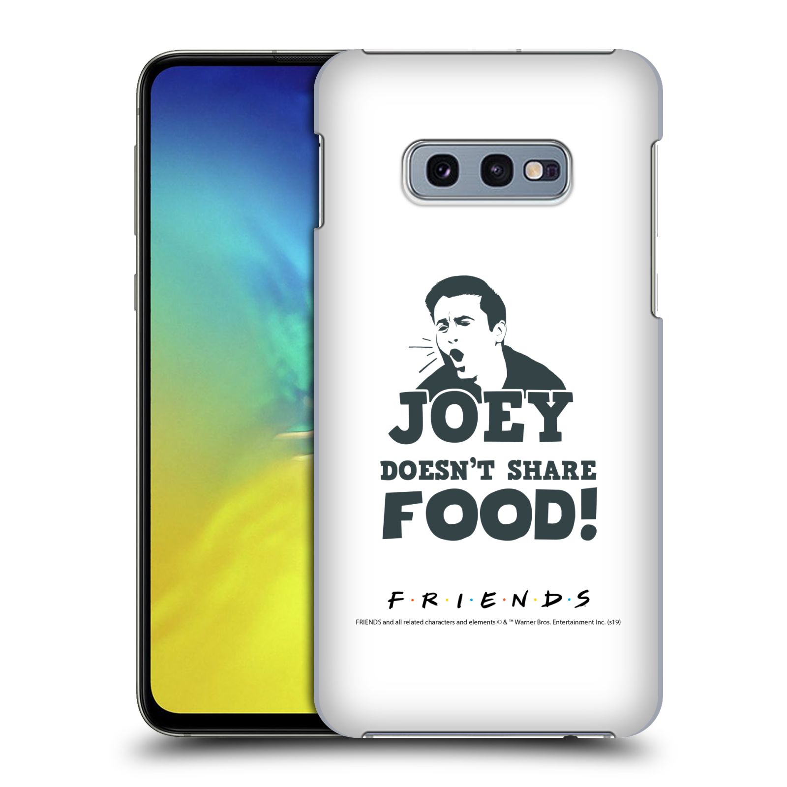 Pouzdro na mobil Samsung Galaxy S10e - HEAD CASE - Seriál Přátelé - Joey se o jídlo nedělí