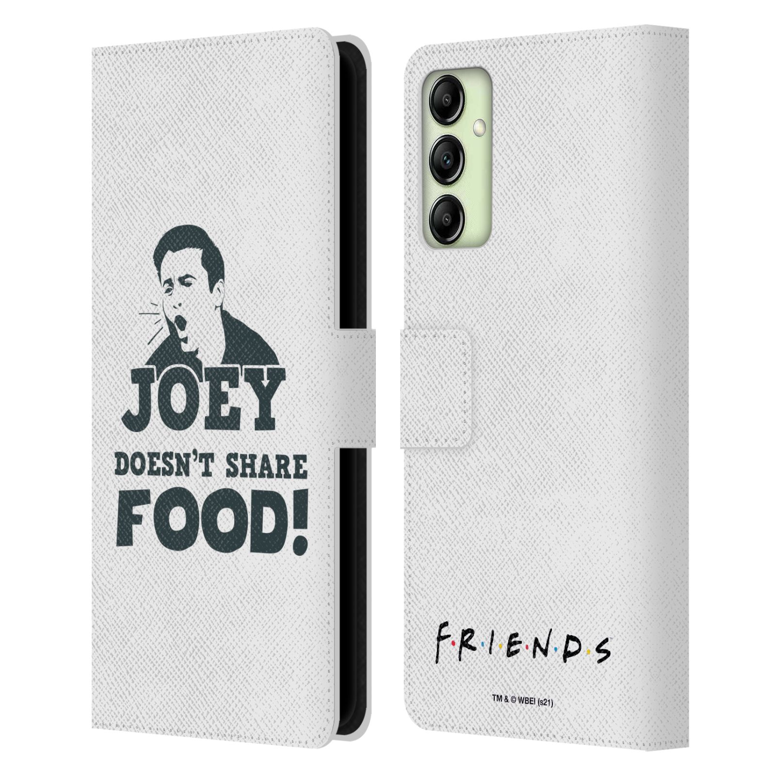 HEAD CASE Pouzdro pro mobil Samsung Galaxy A14 - HEAD CASE - Seriál přátelé - Joey se o jídlo nedělí
