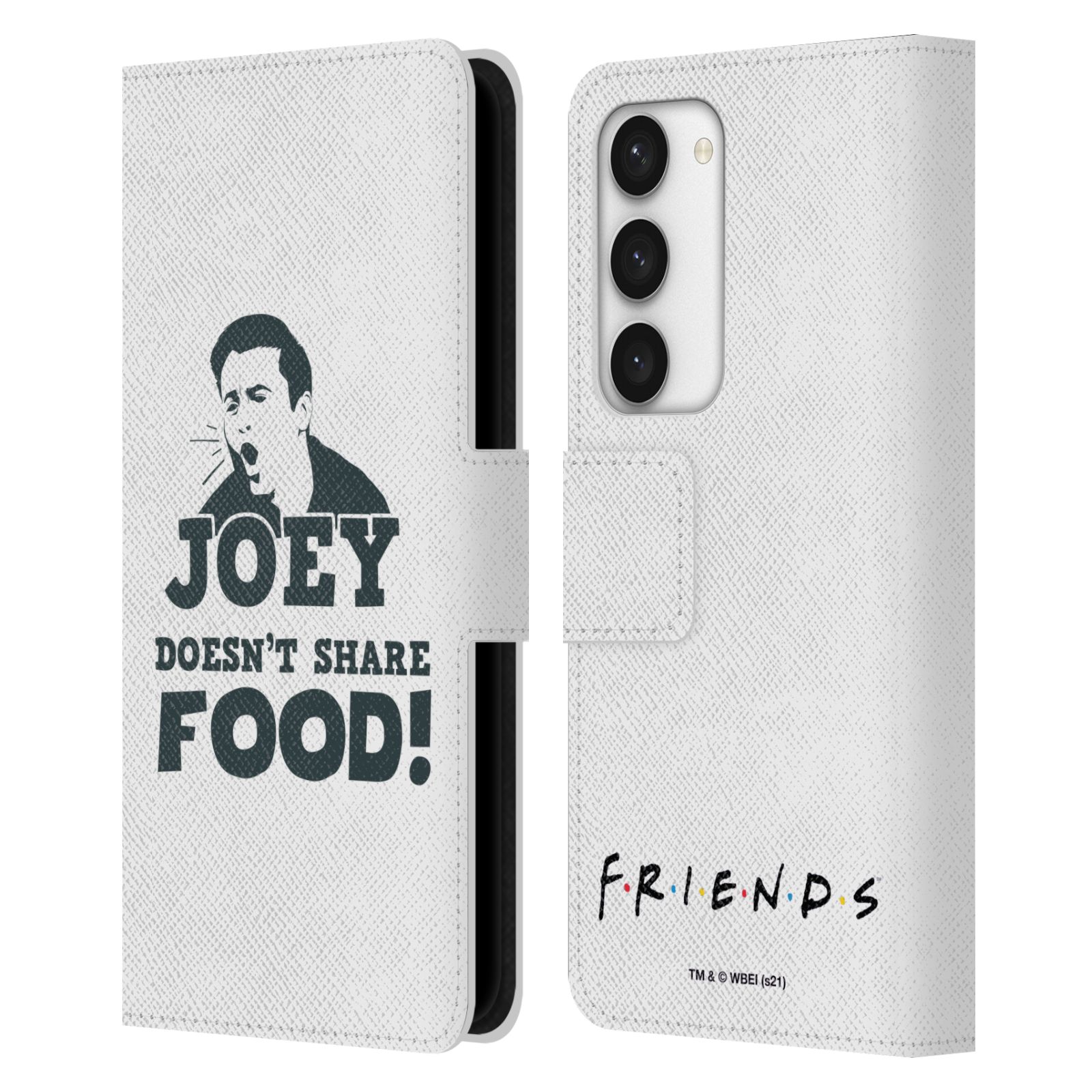 HEAD CASE Pouzdro pro mobil Samsung Galaxy S23 5G - HEAD CASE - Seriál přátelé - Joey se o jídlo nedělí