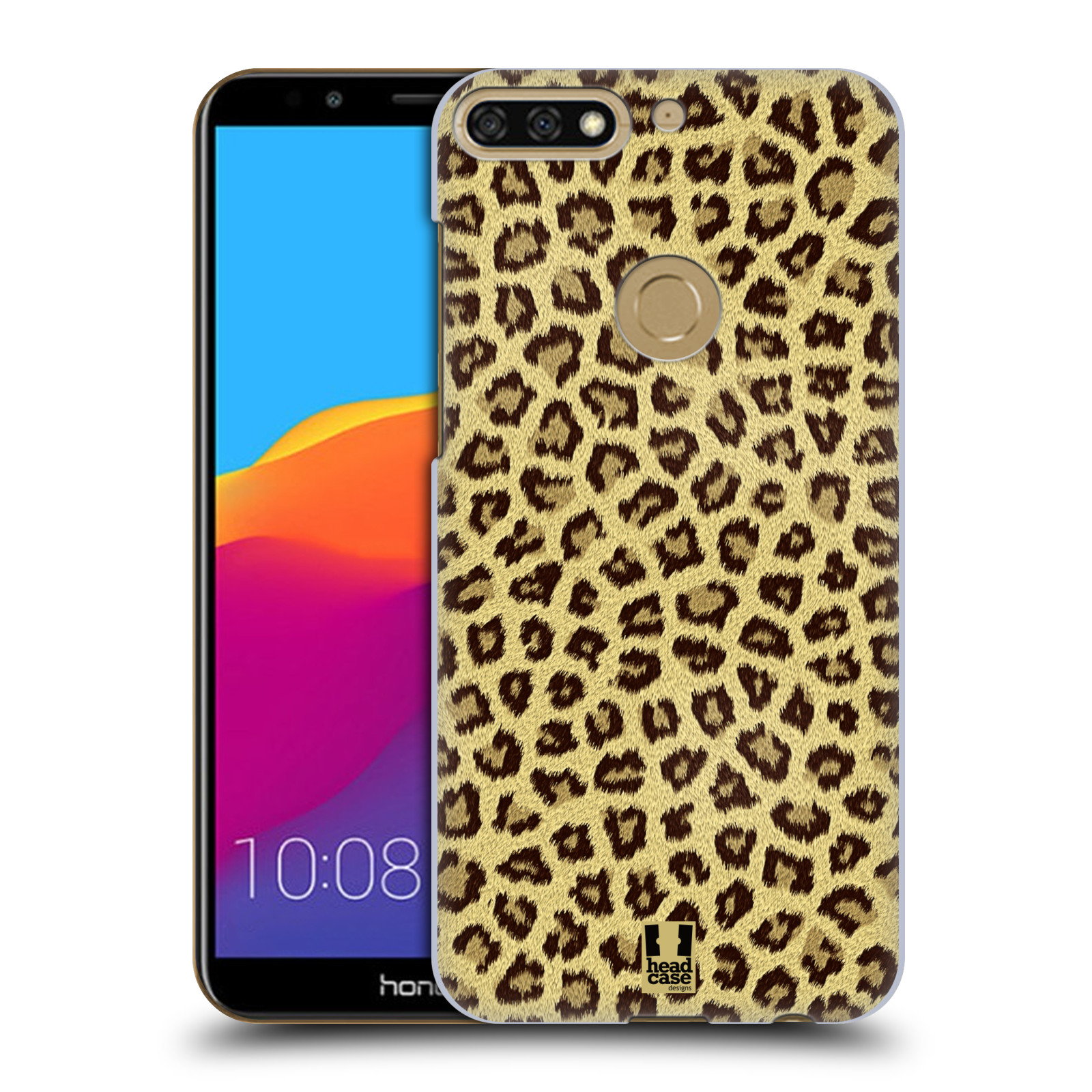HEAD CASE plastový obal na mobil Honor 7c vzor Srstnatá kolekce jaguár