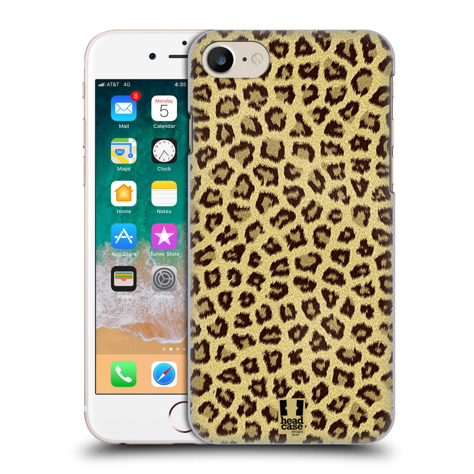 HEAD CASE plastový obal na mobil Apple Iphone 7 vzor Srstnatá kolekce jaguár