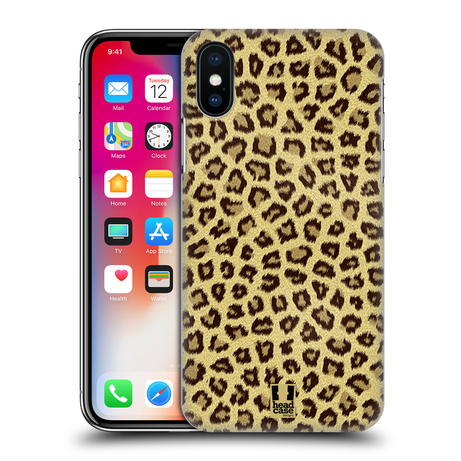HEAD CASE plastový obal na mobil Apple Iphone X / XS vzor Srstnatá kolekce jaguár
