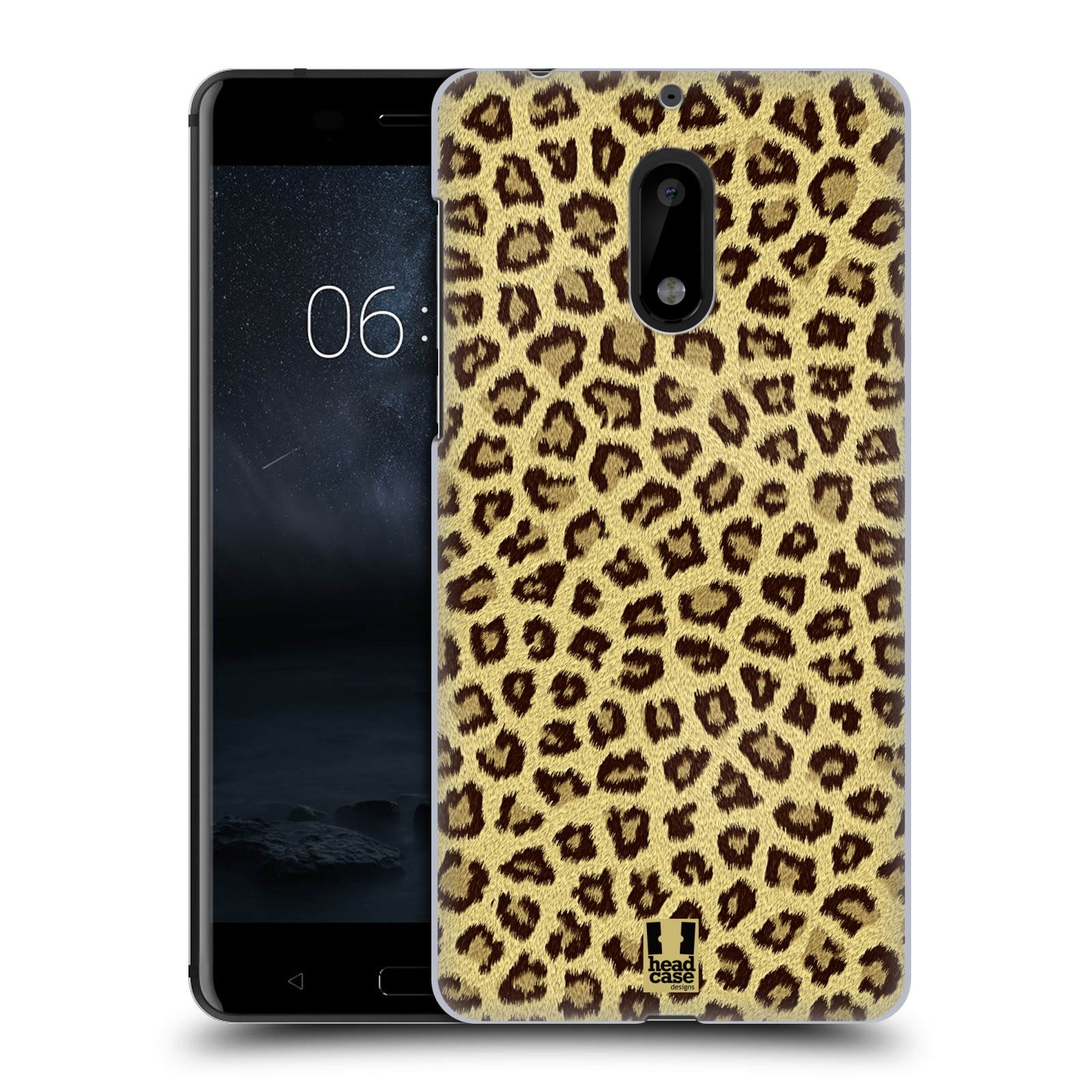HEAD CASE plastový obal na mobil Nokia 6 vzor Srstnatá kolekce jaguár