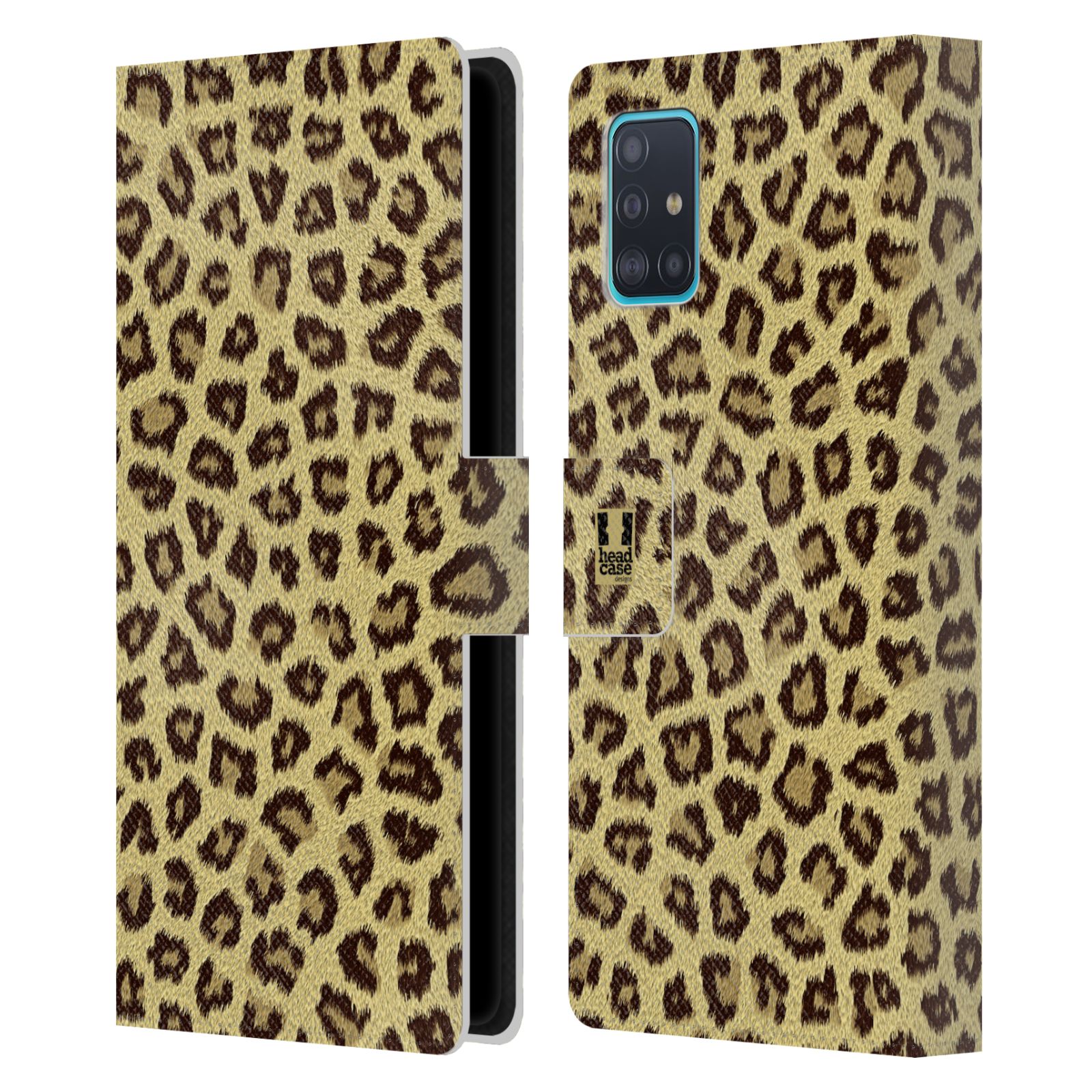 Pouzdro na mobil Samsung Galaxy A51 (A515F) zvíře srst divoká kolekce jaguár, gepard