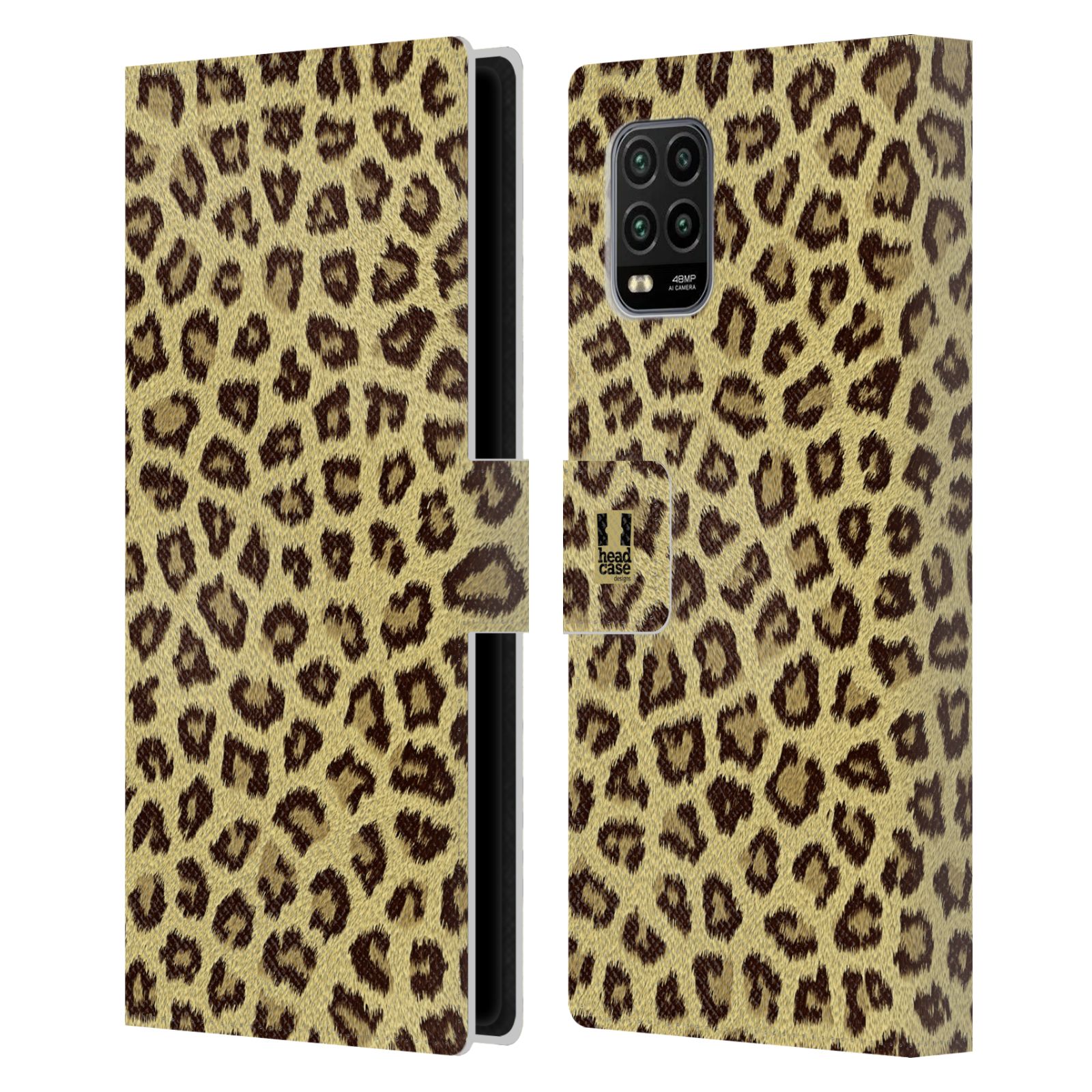 Pouzdro na mobil Xiaomi Mi 10 LITE zvíře srst divoká kolekce jaguár, gepard