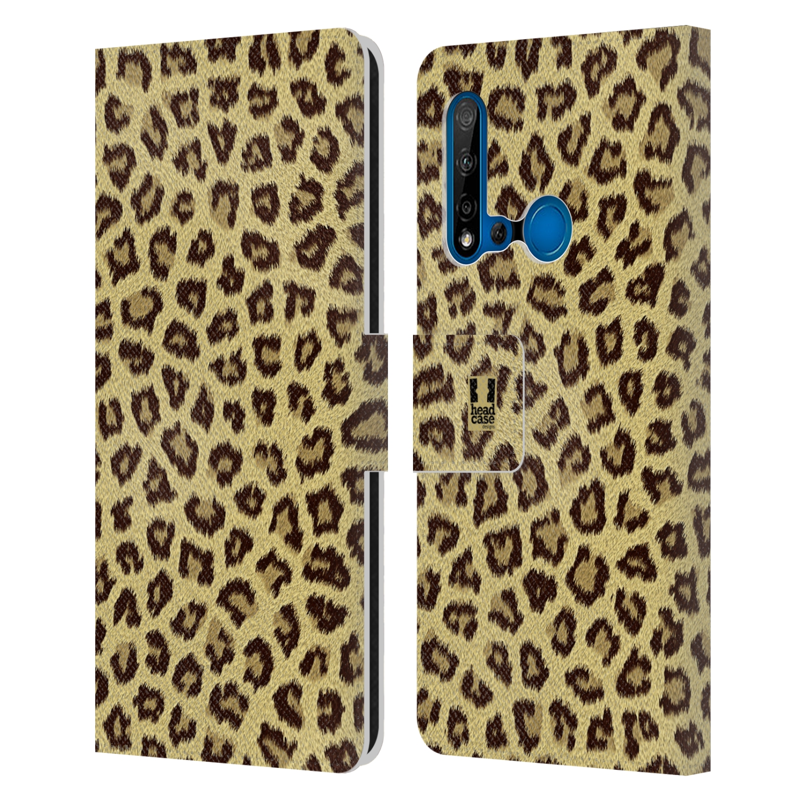 Pouzdro na mobil Huawei P20 LITE 2019 zvíře srst divoká kolekce jaguár, gepard