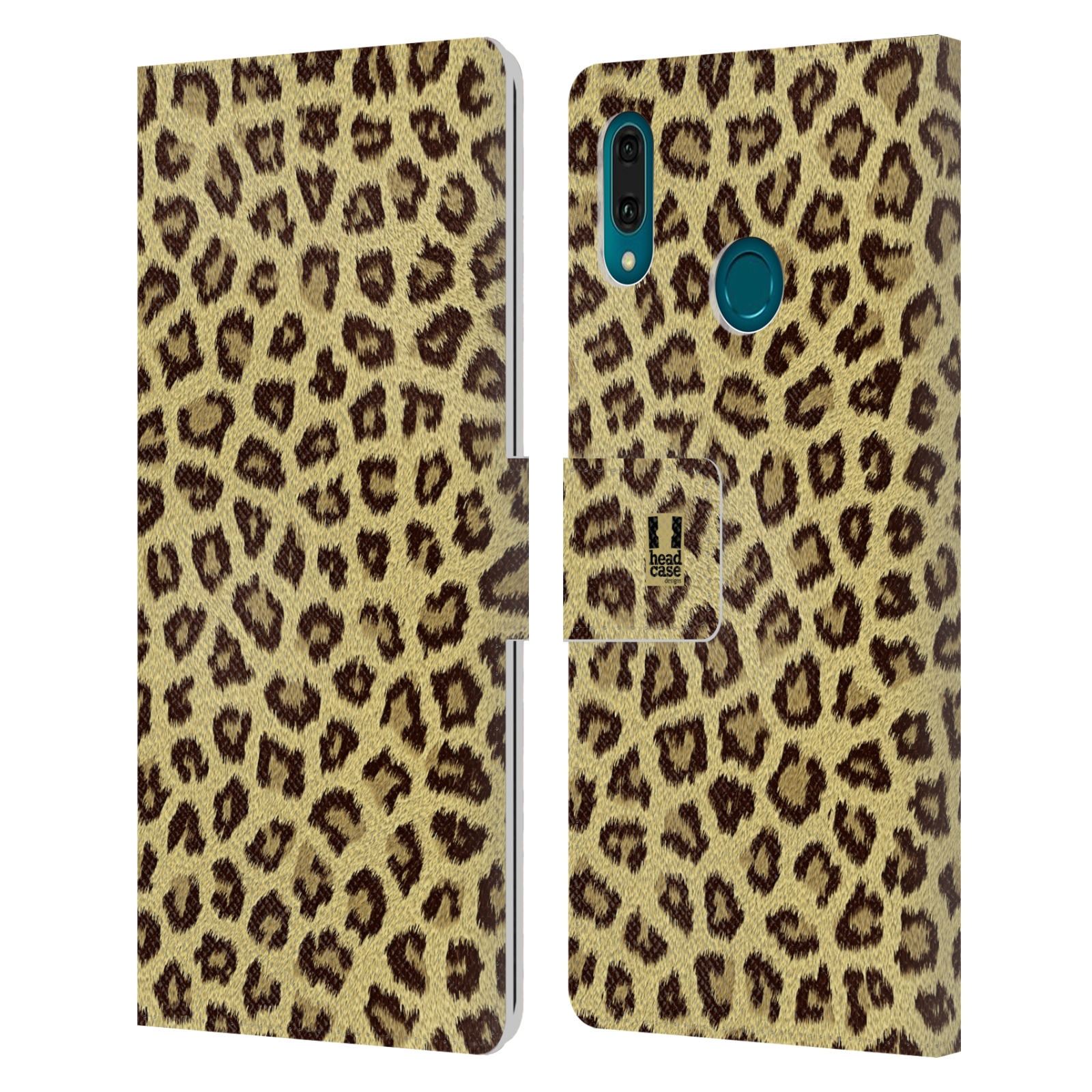 Pouzdro na mobil Huawei Y9 2019 zvíře srst divoká kolekce jaguár, gepard