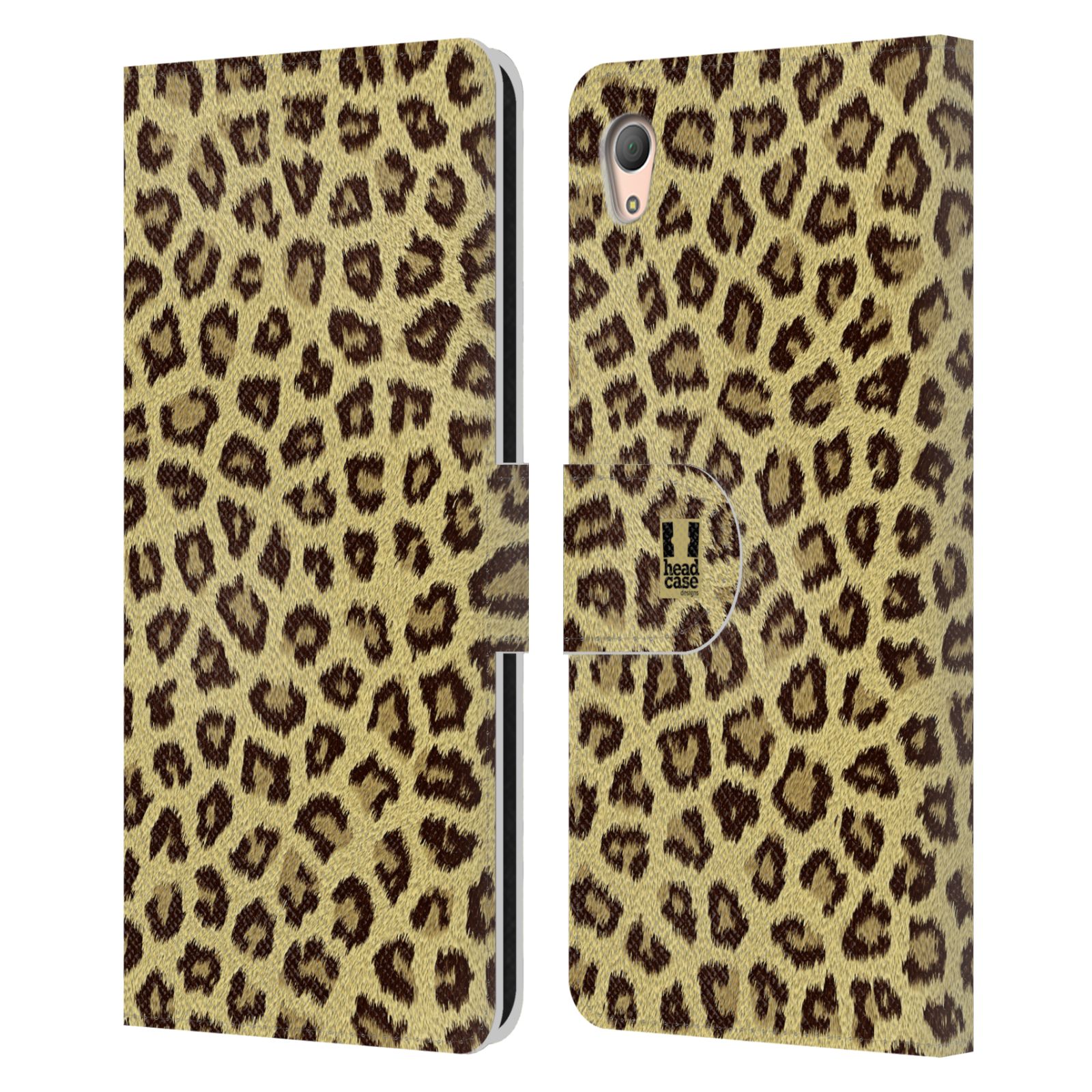 HEAD CASE Flipové pouzdro pro mobil SONY XPERIA Z3+ (PLUS) zvíře srst divoká kolekce jaguár, gepard
