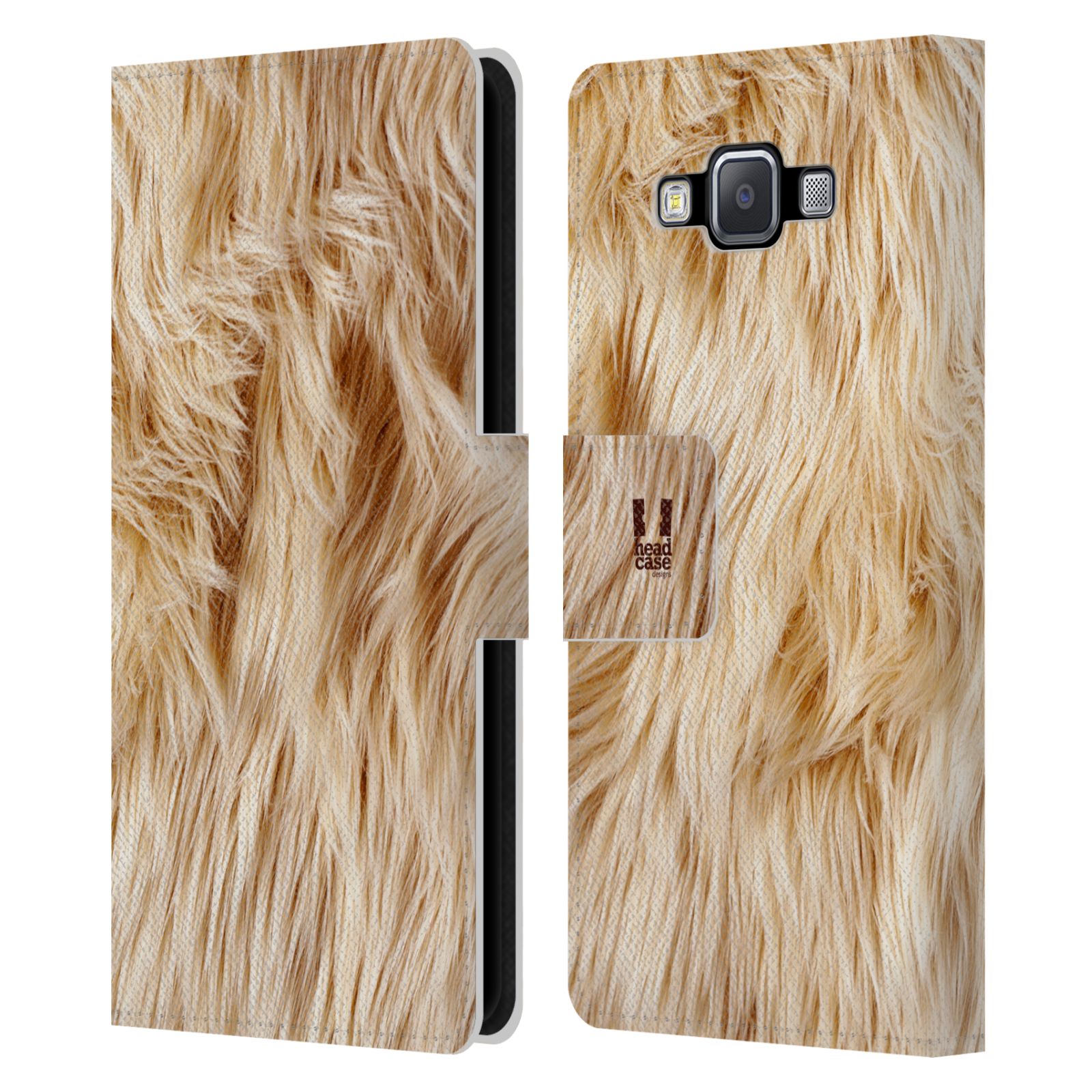 HEAD CASE Flipové pouzdro pro mobil Samsung Galaxy A5 zvíře srst divoká kolekce pes teriér