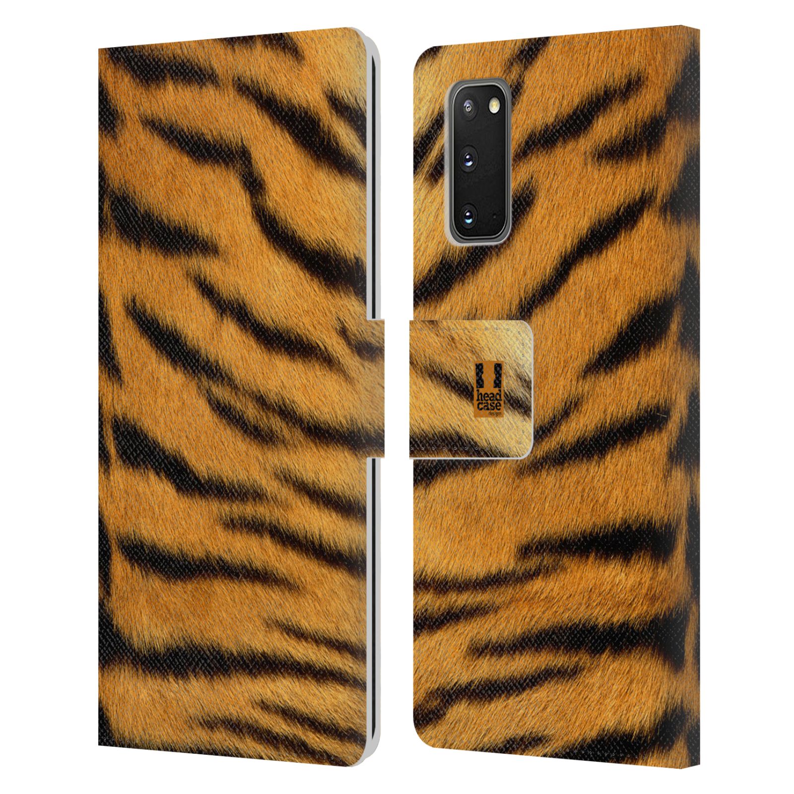Pouzdro na mobil Samsung Galaxy S20 zvíře srst divoká kolekce tygr