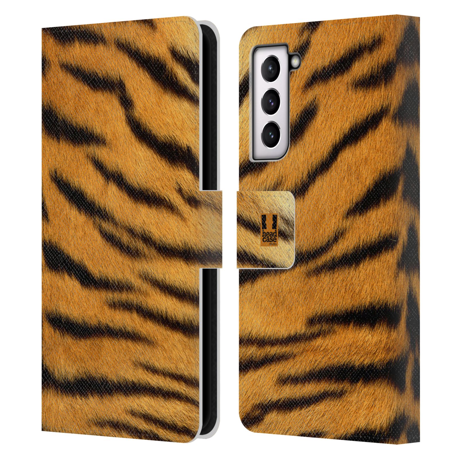 Pouzdro HEAD CASE na mobil Samsung Galaxy S21 / S21 5G zvíře srst divoká kolekce tygr