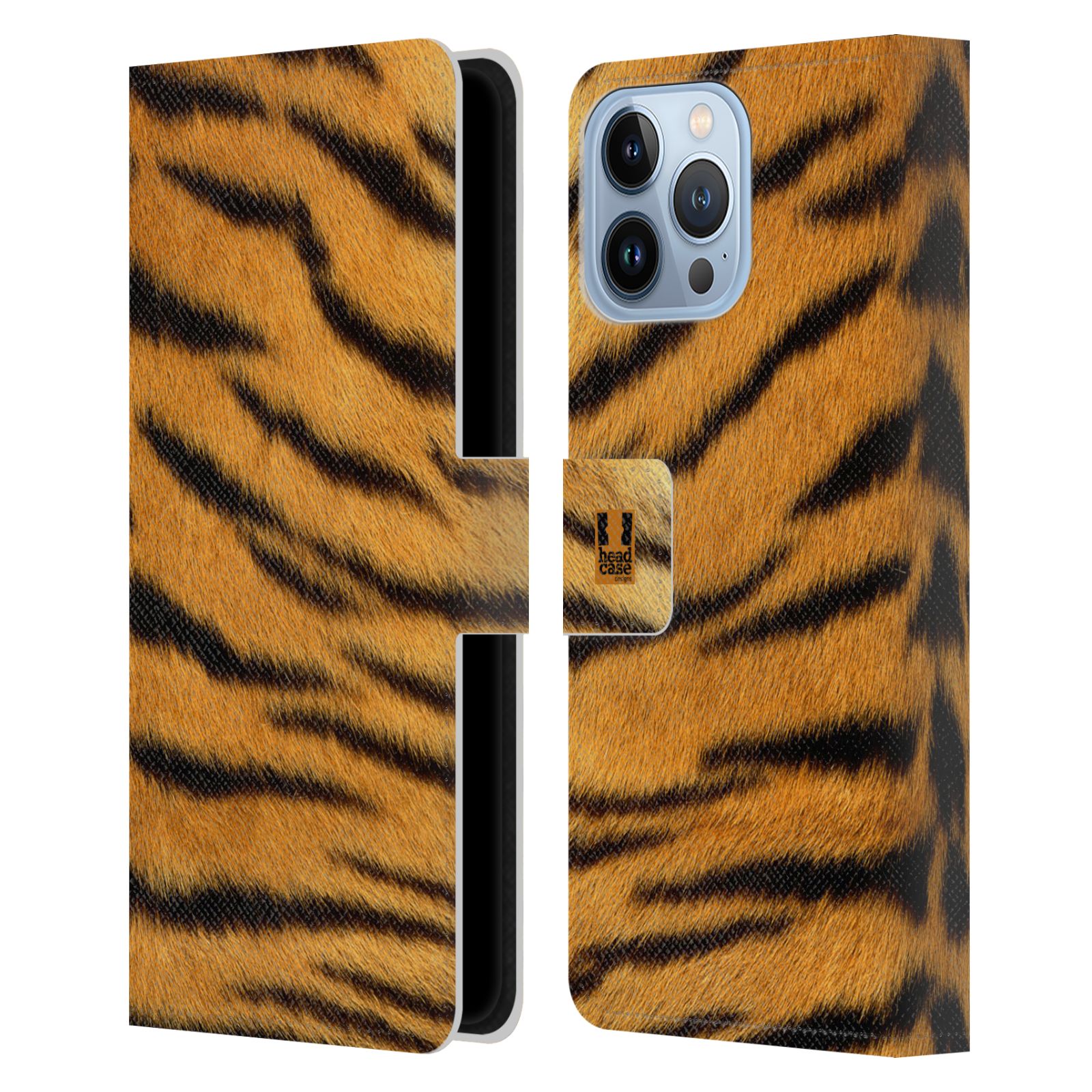 Pouzdro HEAD CASE na mobil Apple Iphone 13 PRO MAX zvíře srst divoká kolekce tygr