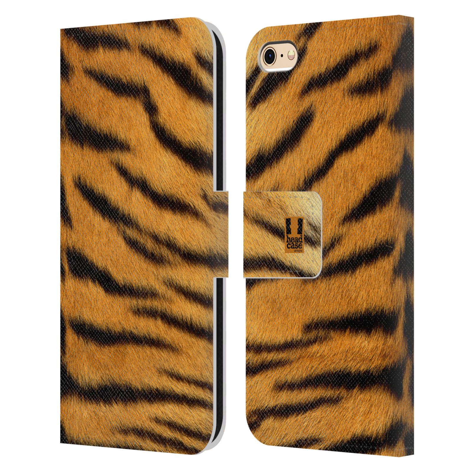 HEAD CASE Flipové pouzdro pro mobil Apple Iphone 6/6s zvíře srst divoká kolekce tygr