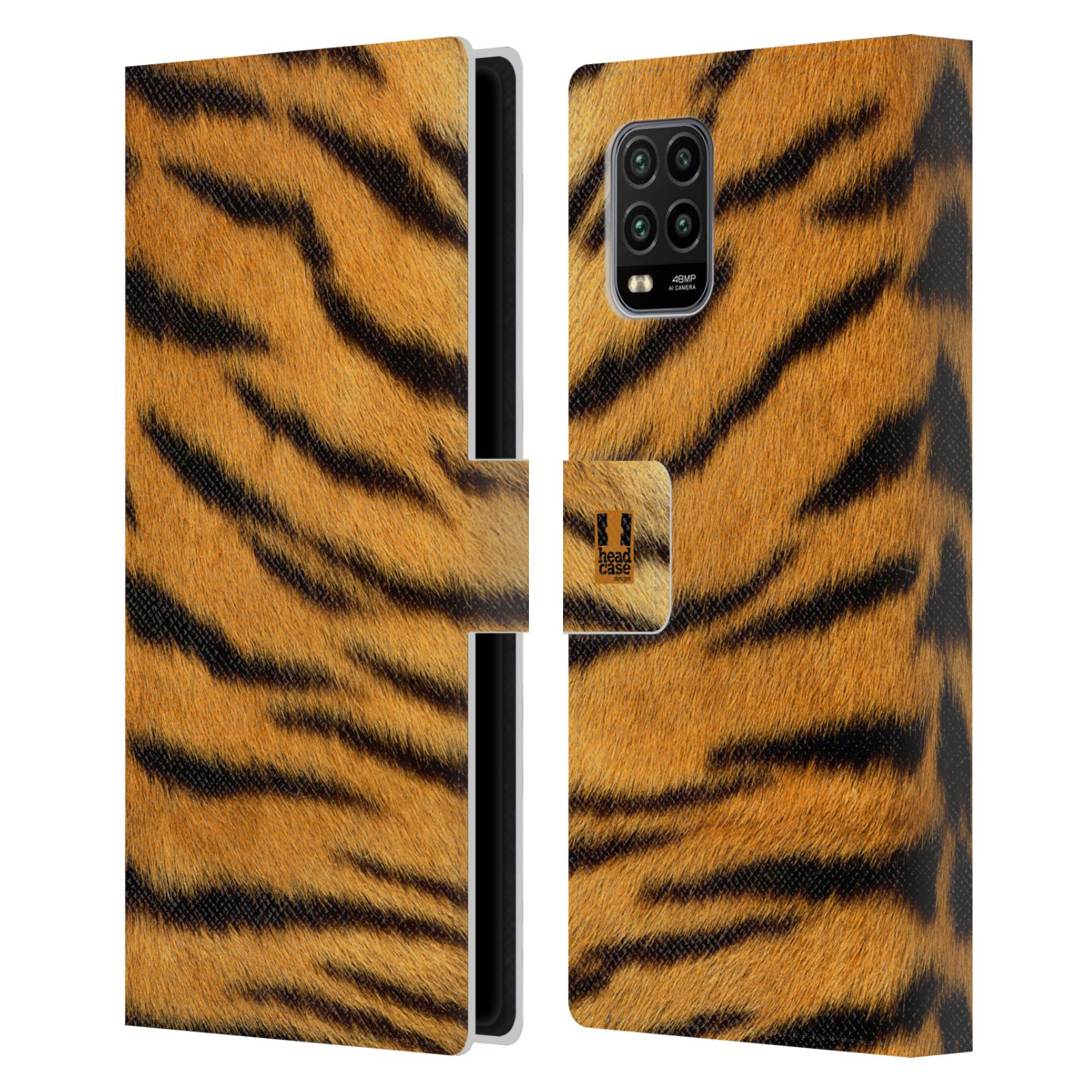 Pouzdro na mobil Xiaomi Mi 10 LITE zvíře srst divoká kolekce tygr