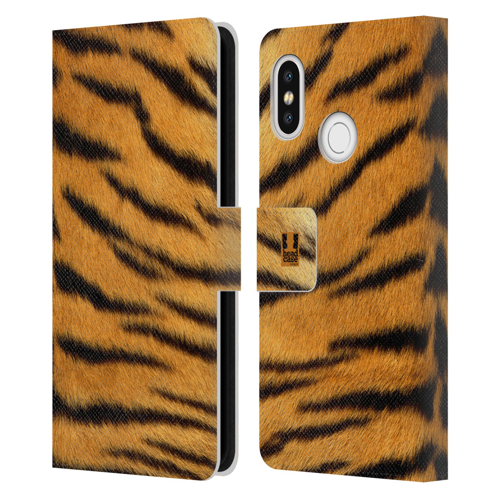 HEAD CASE Flipové pouzdro pro mobil Xiaomi Mi 8 zvíře srst divoká kolekce tygr