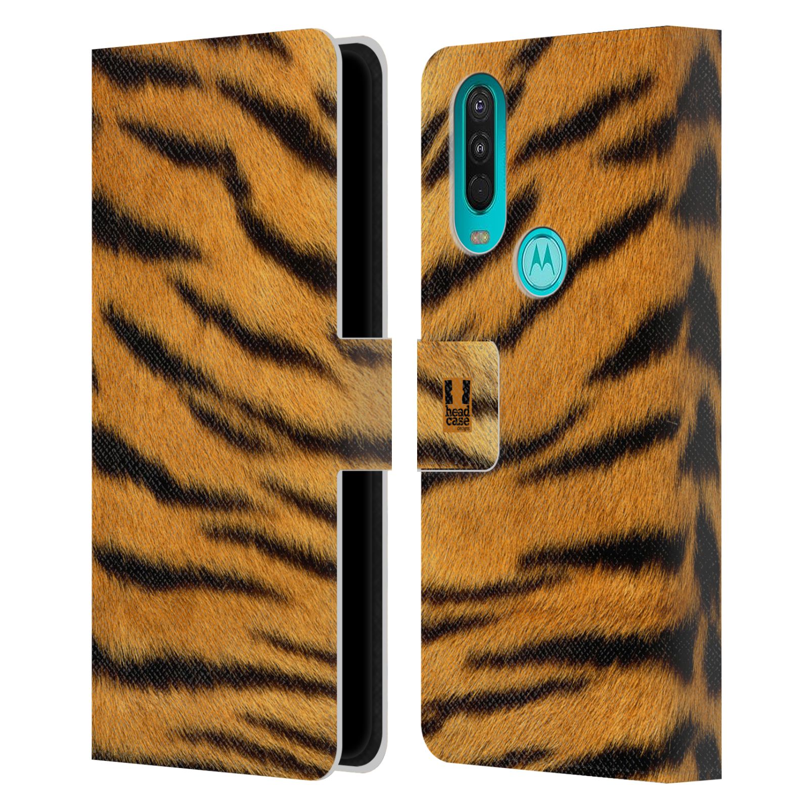 Pouzdro HEAD CASE na mobil Nokia 2.4 zvíře srst divoká kolekce tygr