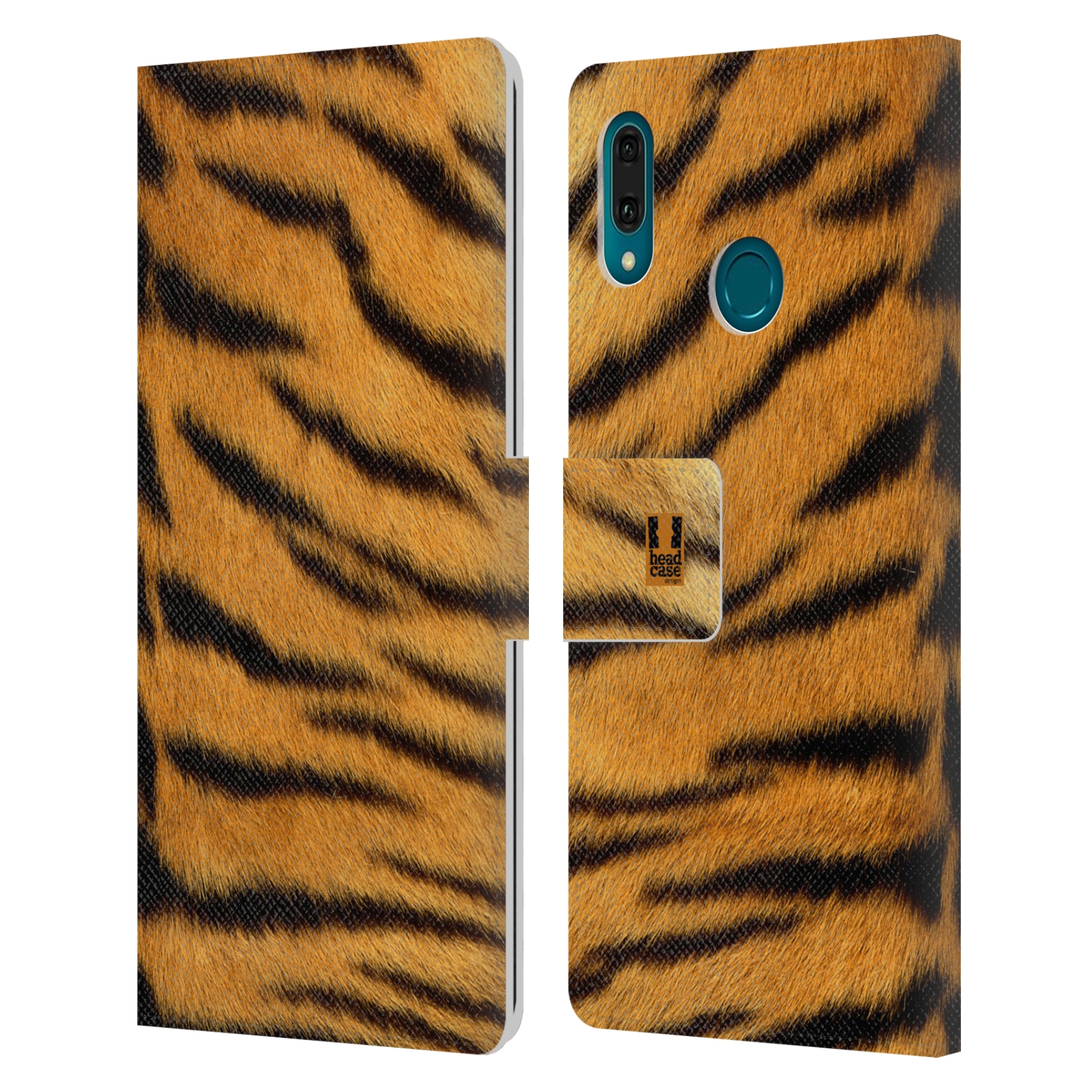 Pouzdro na mobil Huawei Y9 2019 zvíře srst divoká kolekce tygr