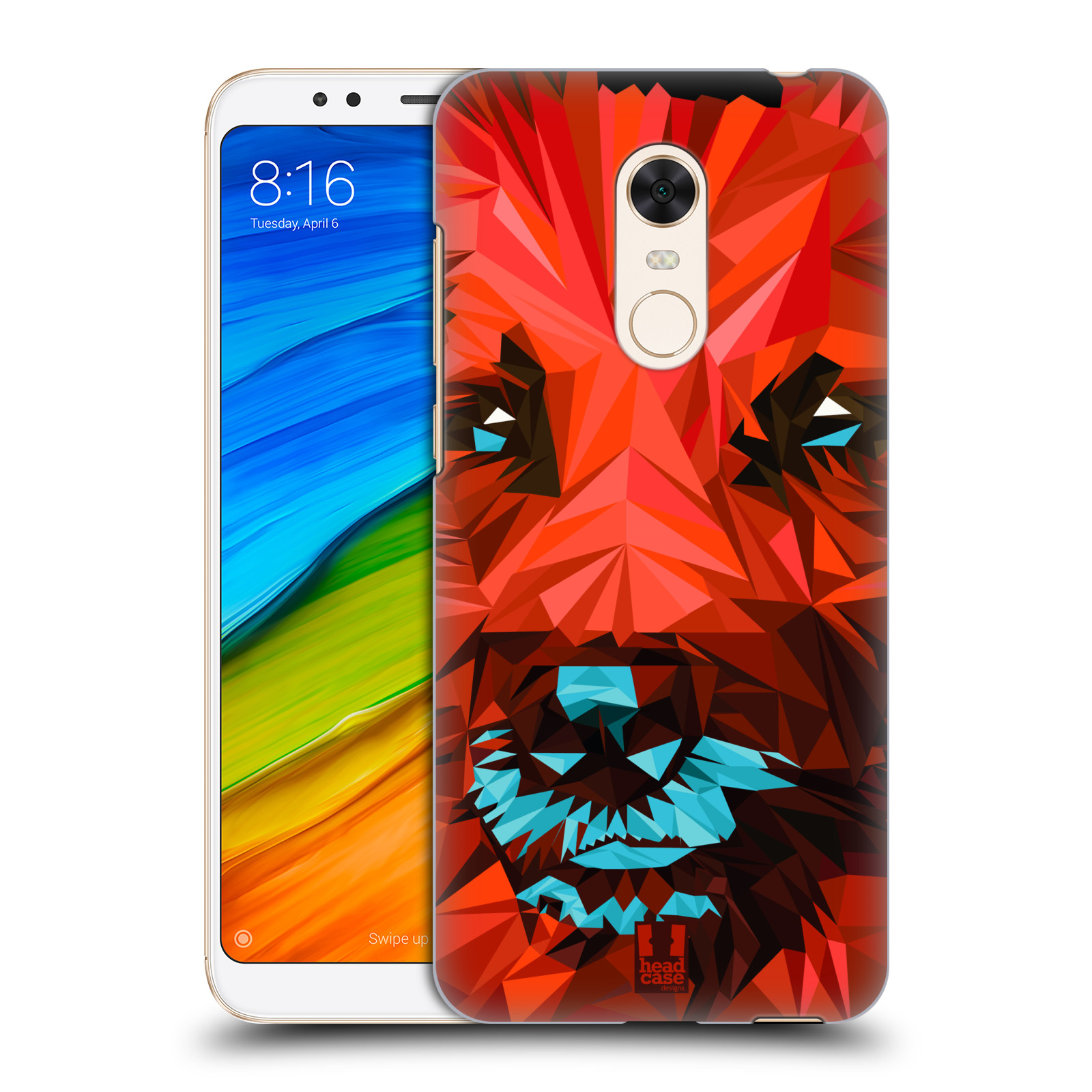 HEAD CASE plastový obal na mobil Xiaomi Redmi 5 PLUS vzor Geometrická zvířata 2 pes