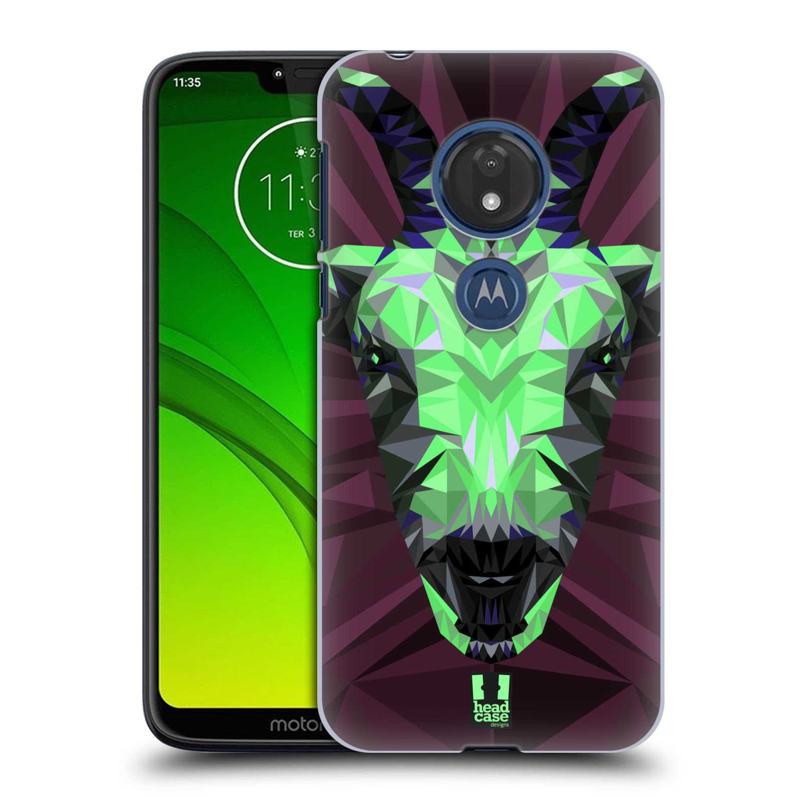Pouzdro na mobil Motorola Moto G7 Play vzor Geometrická zvířata 2 kozel