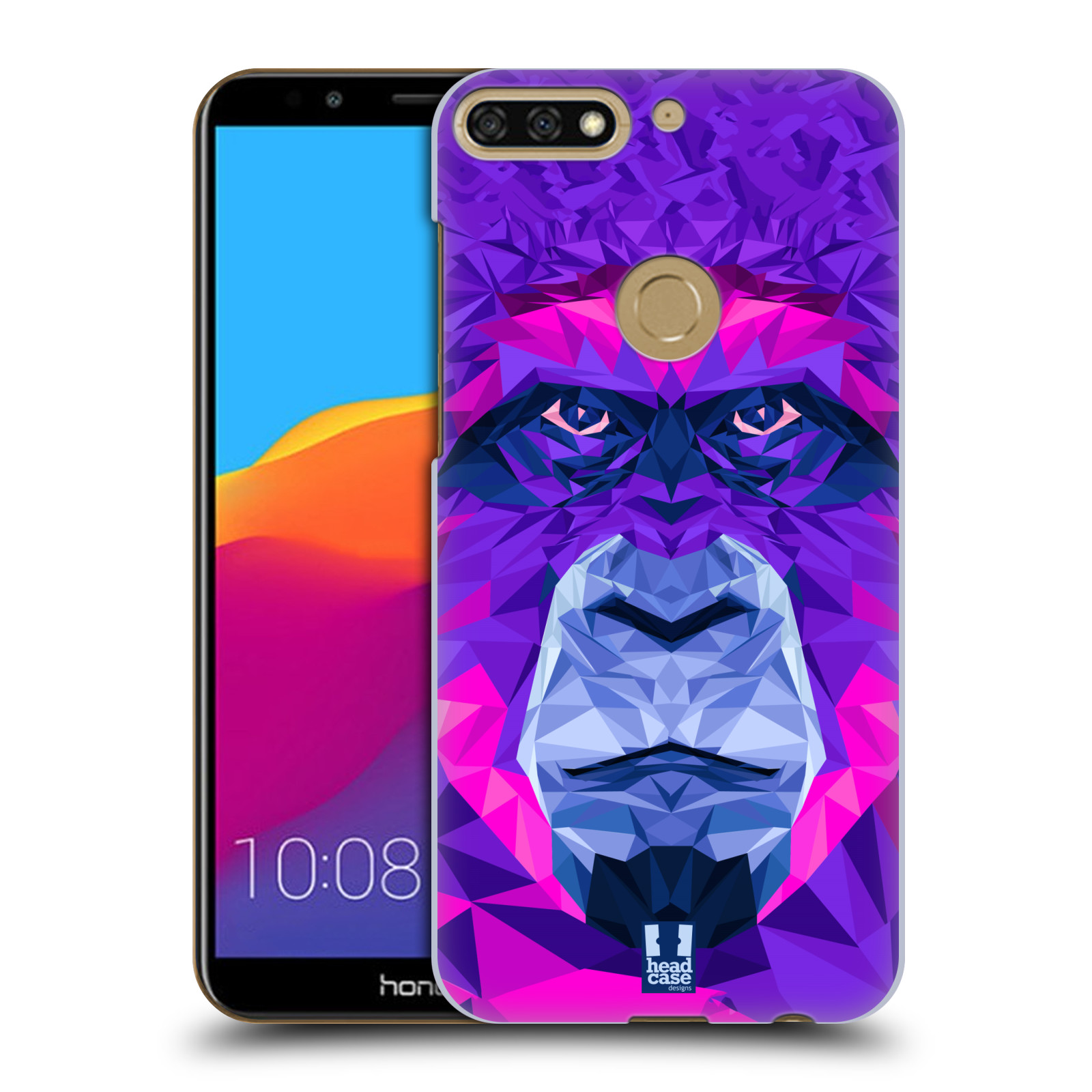HEAD CASE plastový obal na mobil Honor 7c vzor Geometrická zvířata 2 Orangutan