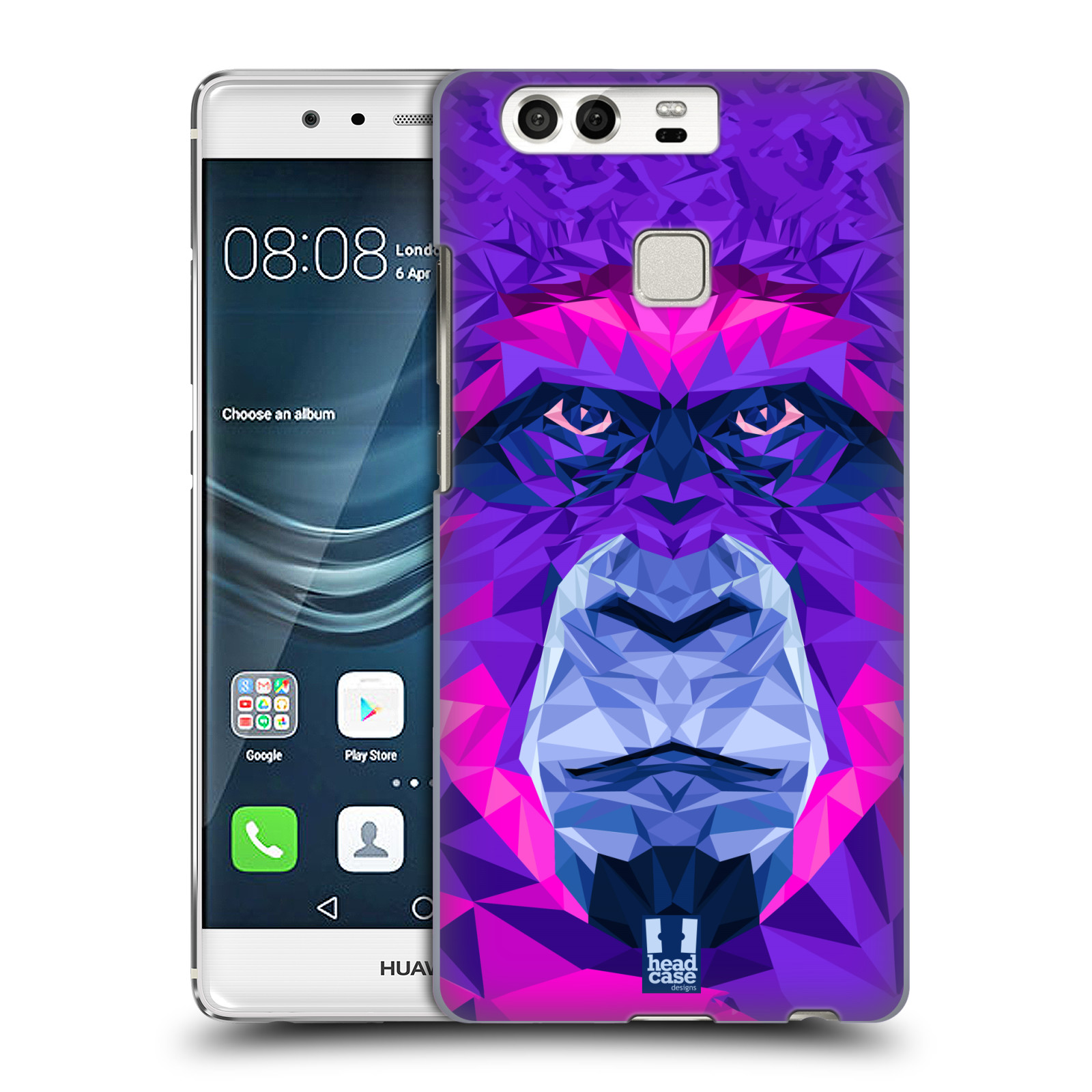 HEAD CASE plastový obal na mobil Huawei P9 / P9 DUAL SIM vzor Geometrická zvířata 2 Orangutan