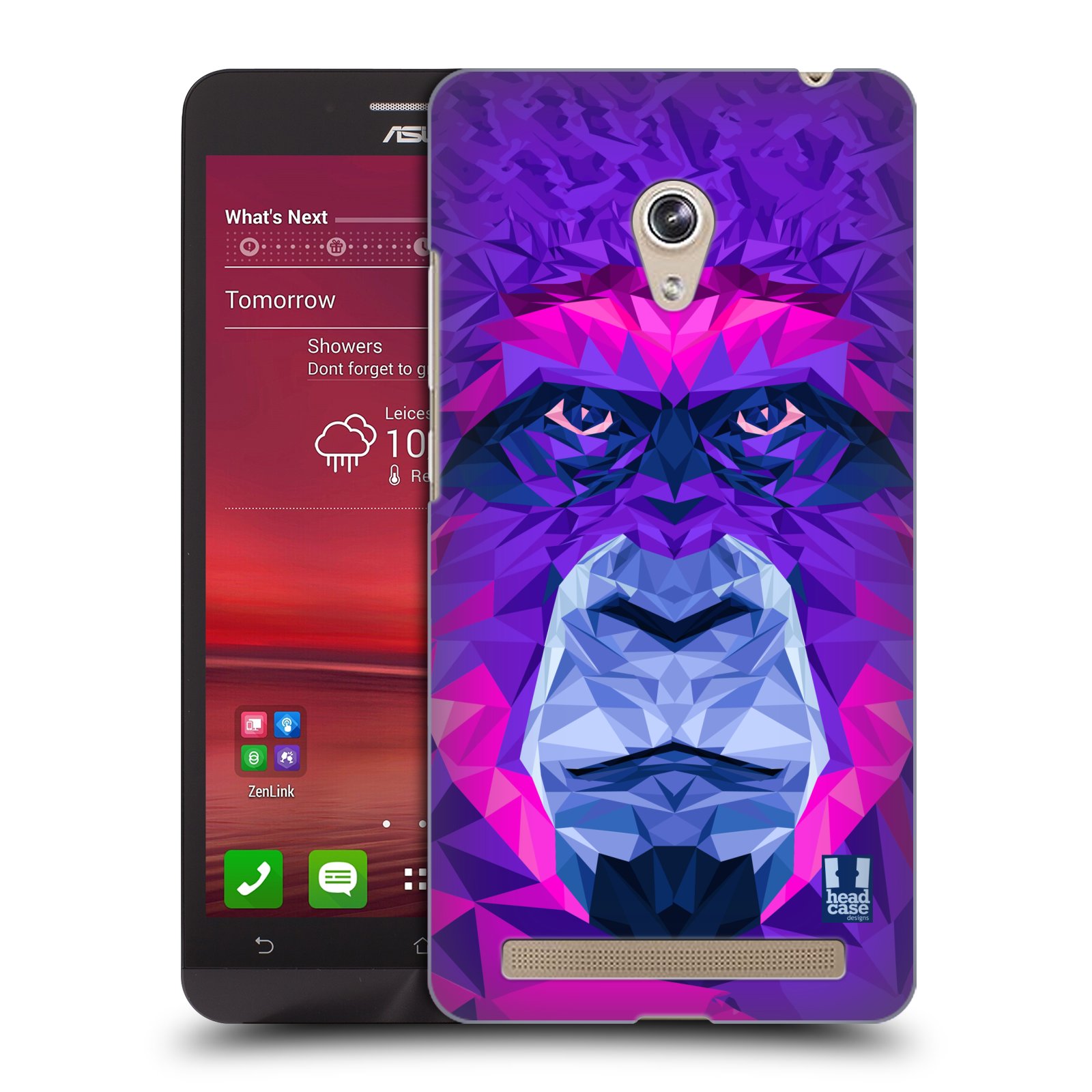 HEAD CASE plastový obal na mobil Asus Zenfone 6 vzor Geometrická zvířata 2 Orangutan