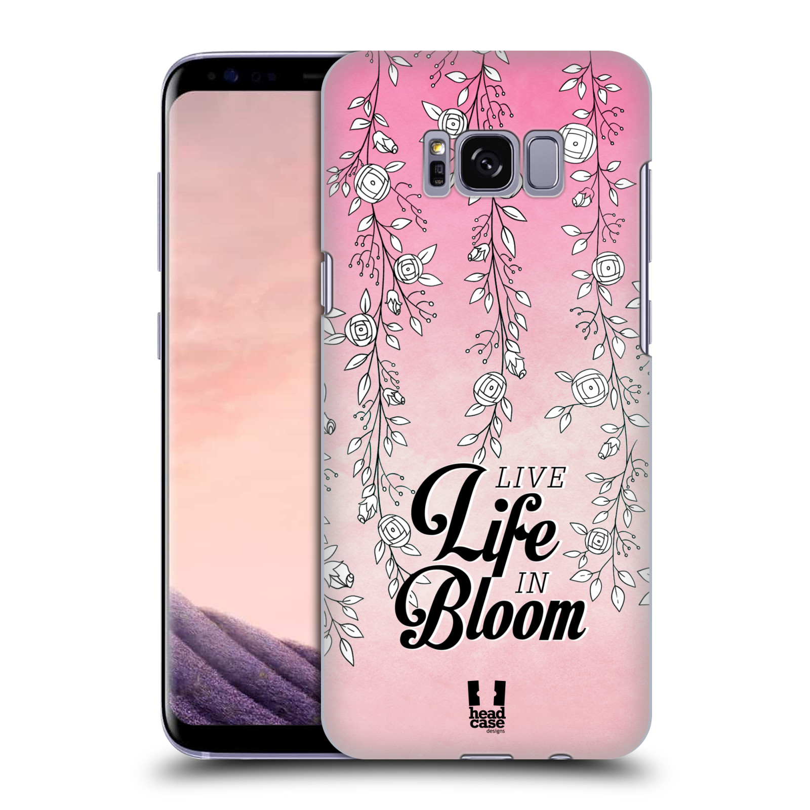 HEAD CASE plastový obal na mobil Samsung Galaxy S8 vzor Rětízky Girlanda květina