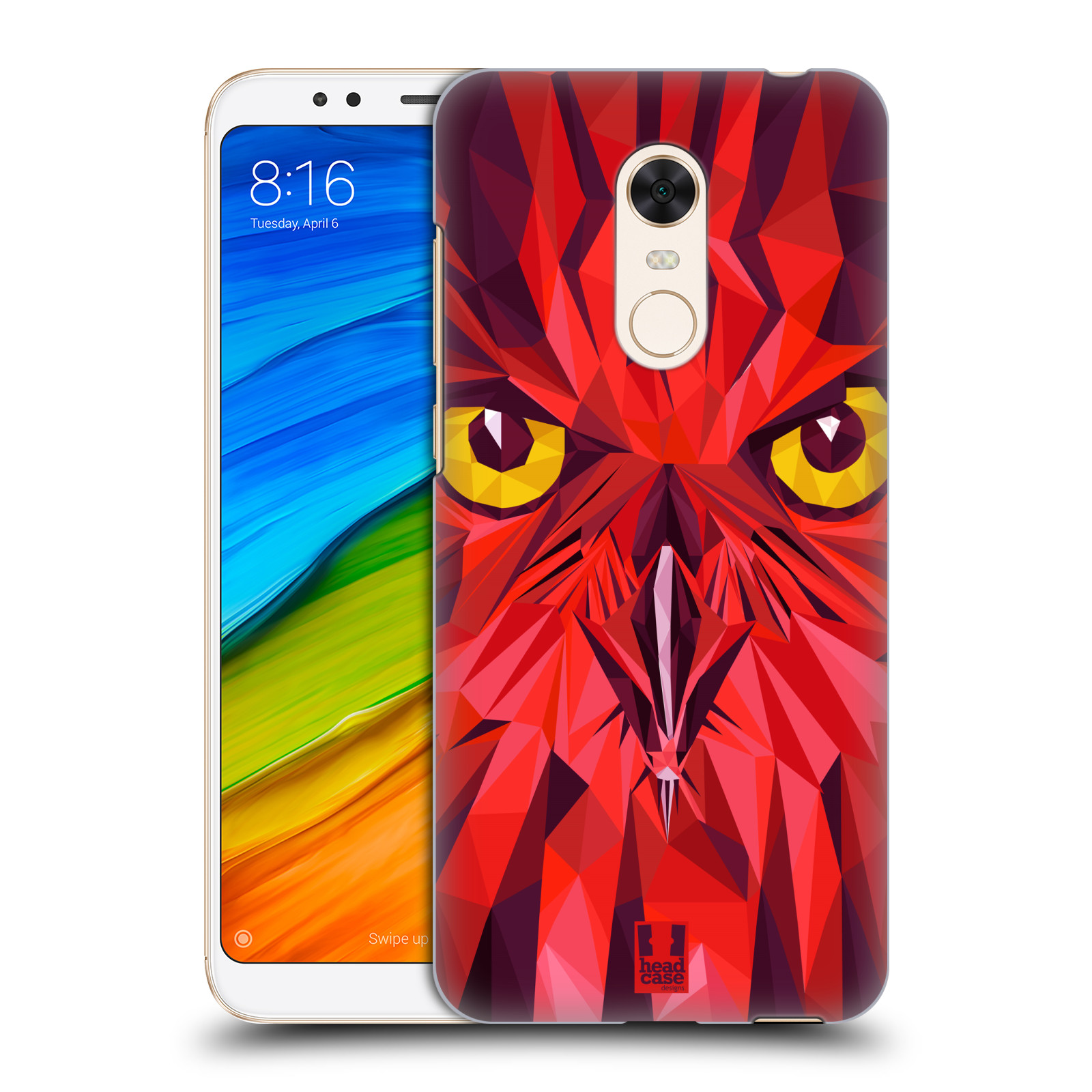 HEAD CASE plastový obal na mobil Xiaomi Redmi 5 PLUS vzor Geometrická zvířata sova