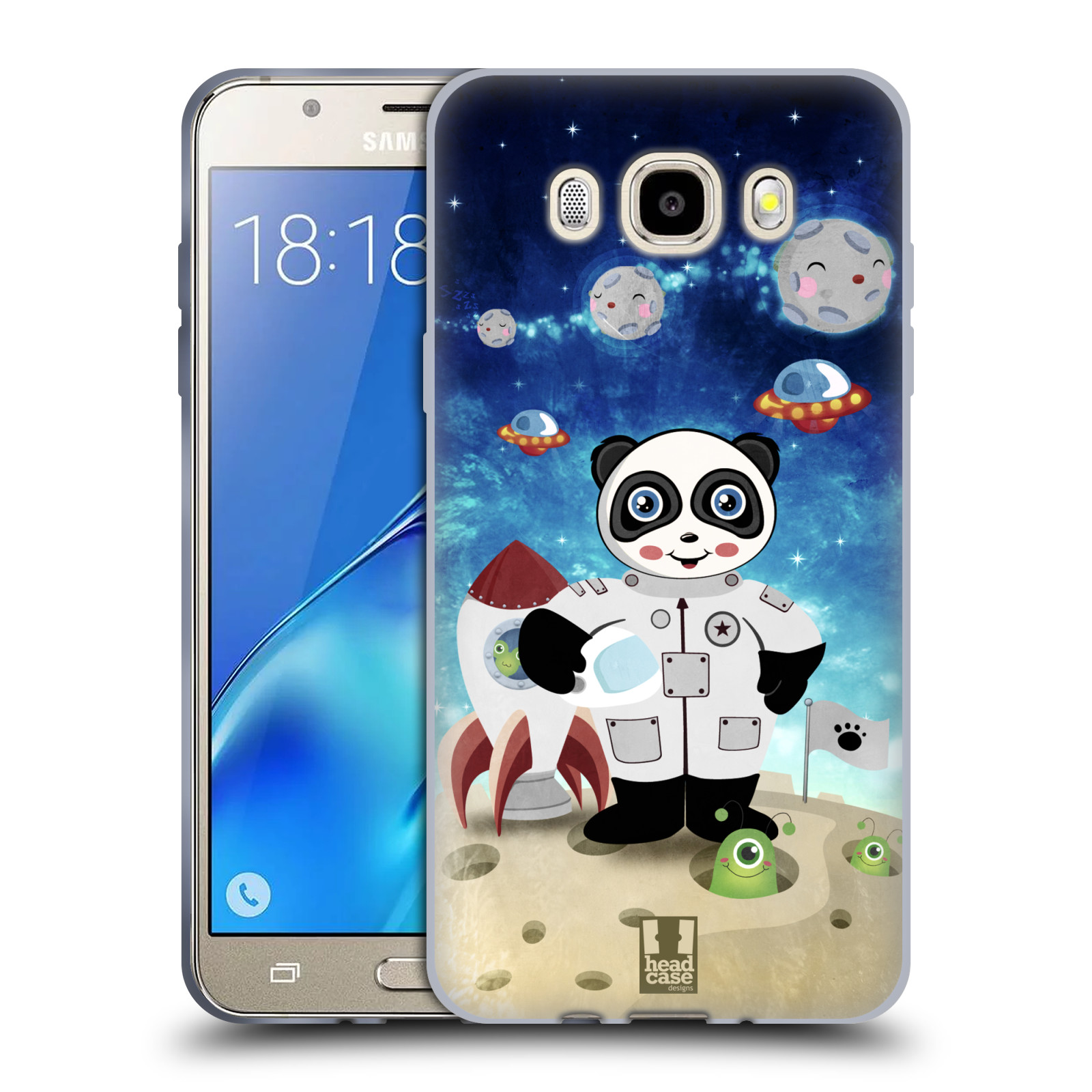 HEAD CASE silikonový obal, kryt na mobil Samsung Galaxy J5 2016, J510, J510F, (J510F DUAL SIM) vzor Zvířecí astronauti vetřelec