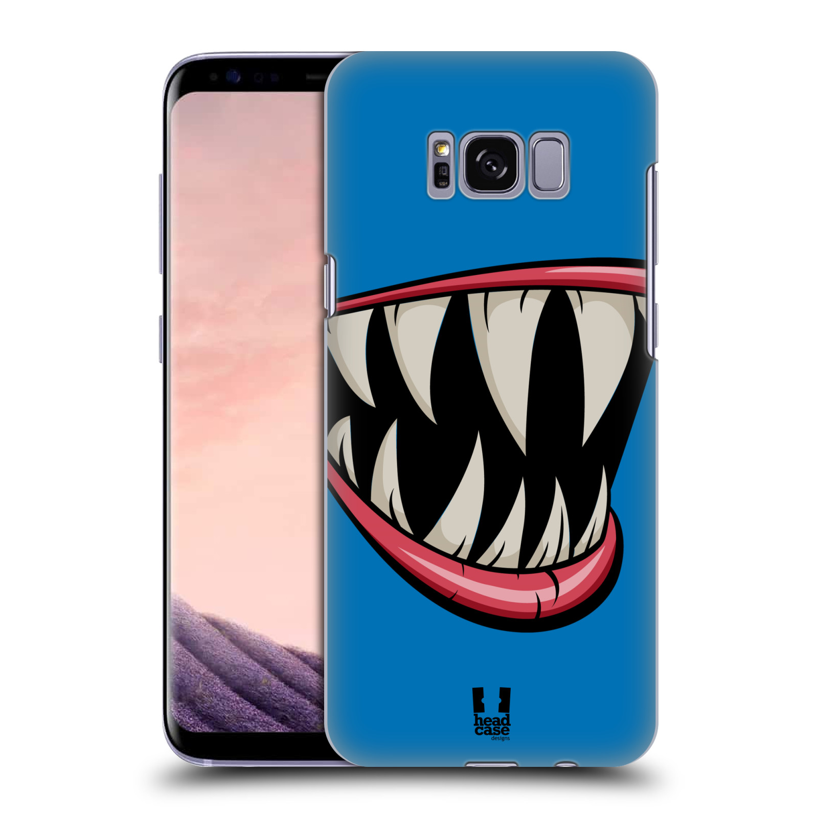 HEAD CASE plastový obal na mobil Samsung Galaxy S8 vzor Zvířecí úsměv ryba modrá