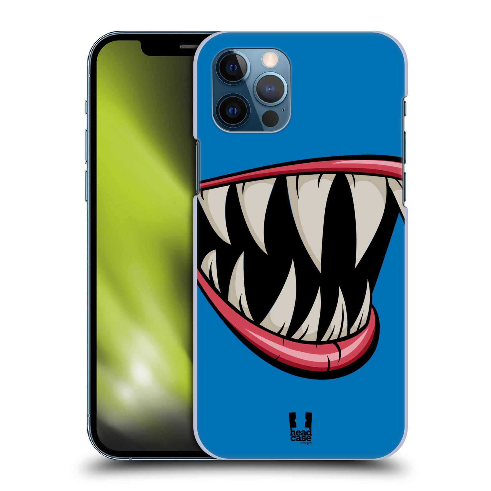 HEAD CASE plastový obal na mobil Apple Iphone 12 / Iphone 12 PRO vzor Zvířecí úsměv ryba modrá