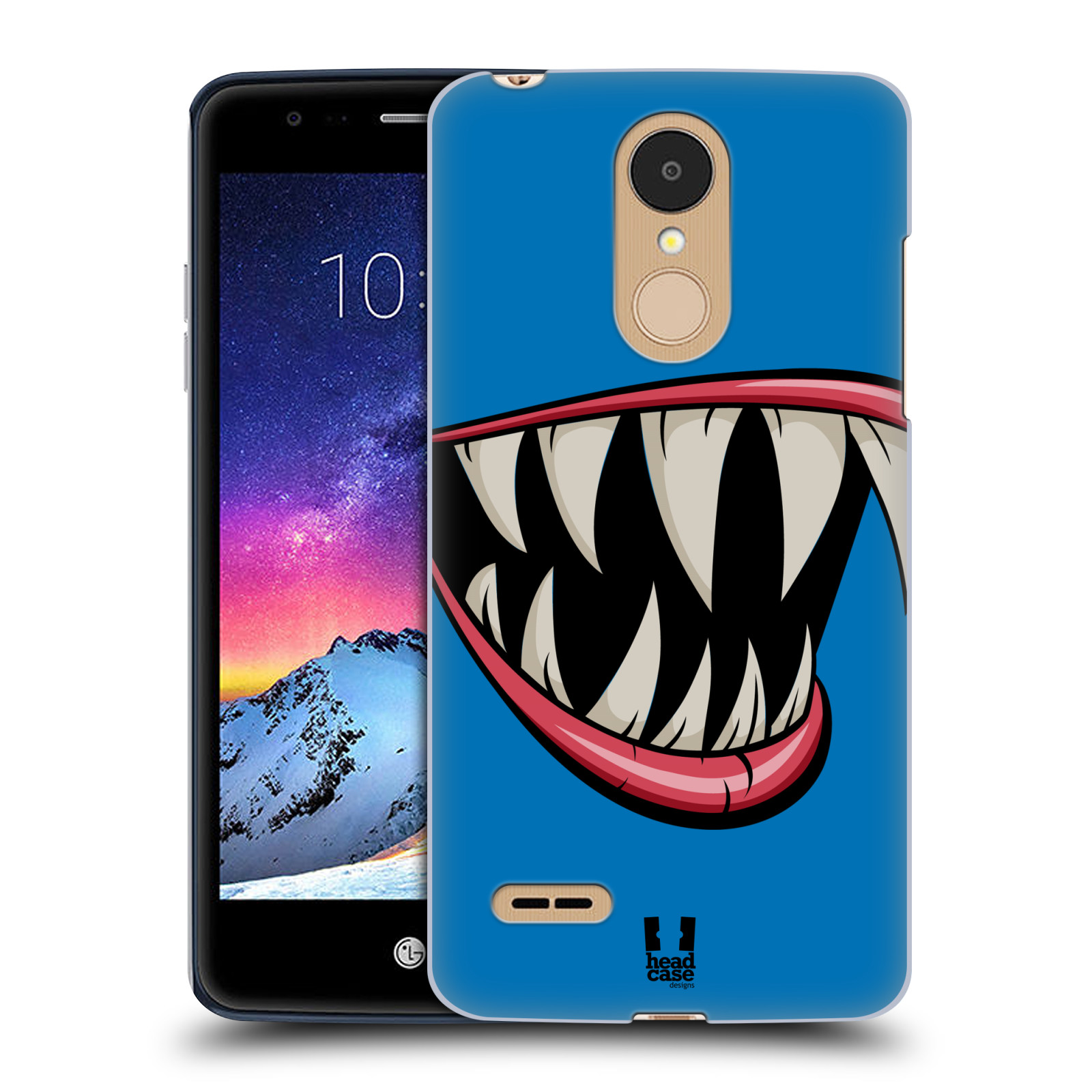 HEAD CASE plastový obal na mobil LG K9 / K8 2018 vzor Zvířecí úsměv ryba modrá