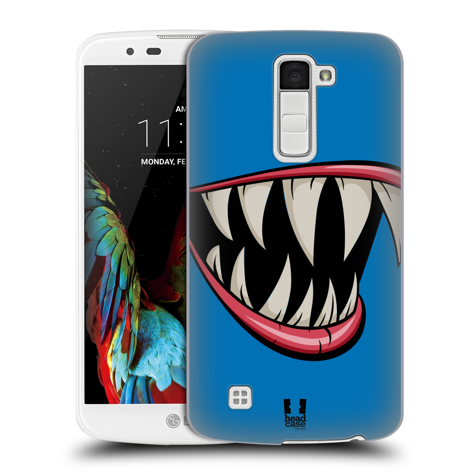 HEAD CASE plastový obal na mobil LG K10 vzor Zvířecí úsměv ryba modrá