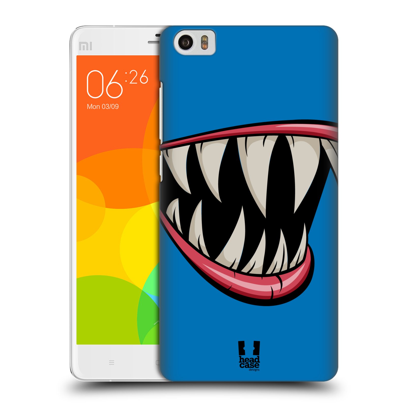HEAD CASE pevný plastový obal na mobil XIAOMI Mi Note vzor Zvířecí úsměv ryba modrá