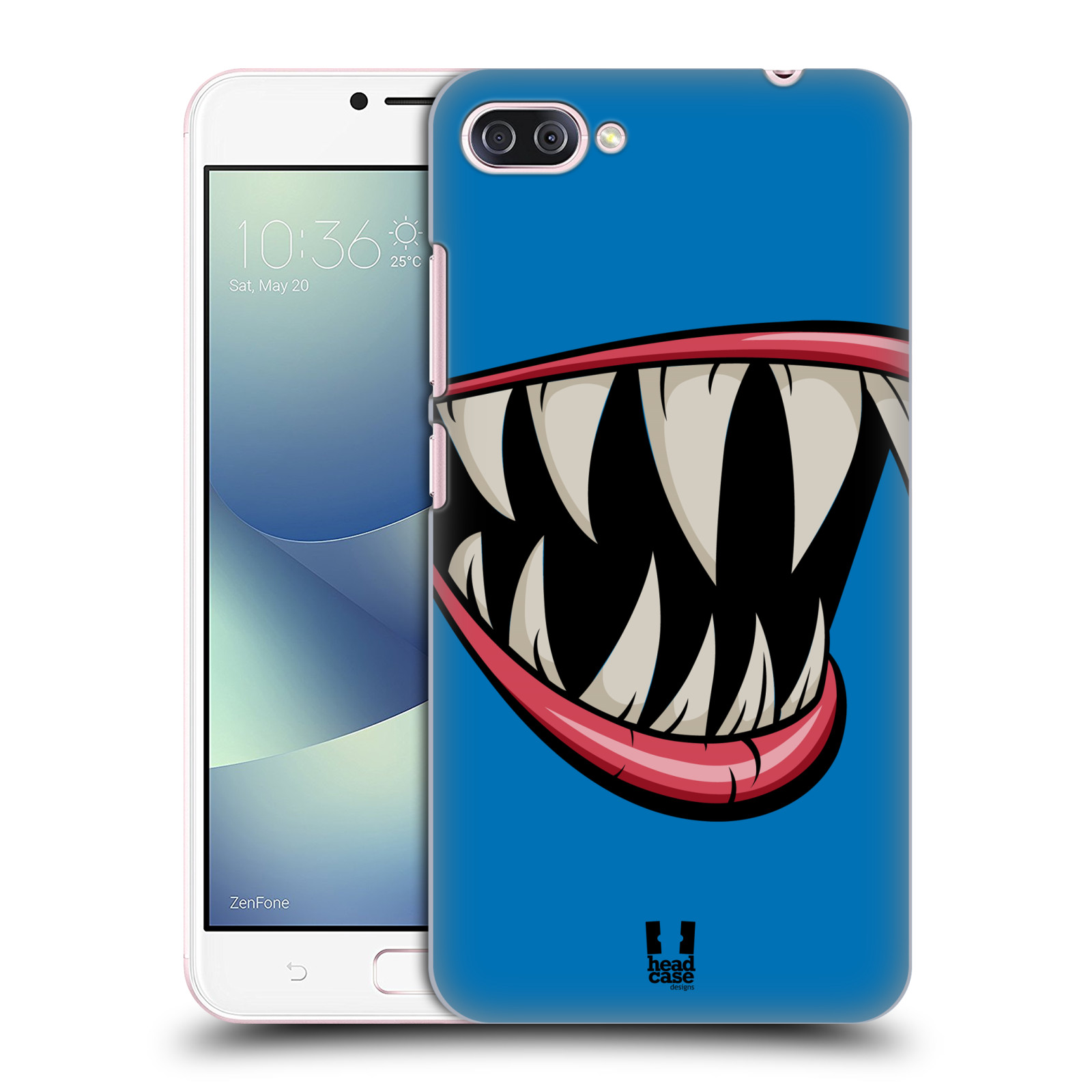 HEAD CASE plastový obal na mobil Asus Zenfone 4 MAX ZC554KL vzor Zvířecí úsměv ryba modrá