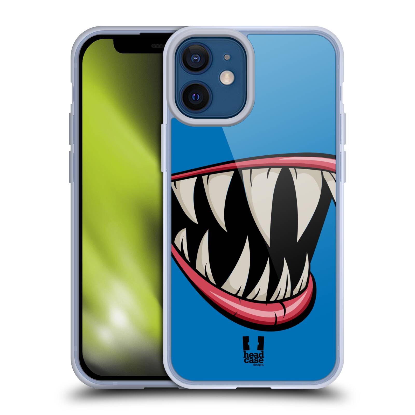 Plastový obal na mobil Apple Iphone 12 MINI vzor Zvířecí úsměv ryba modrá