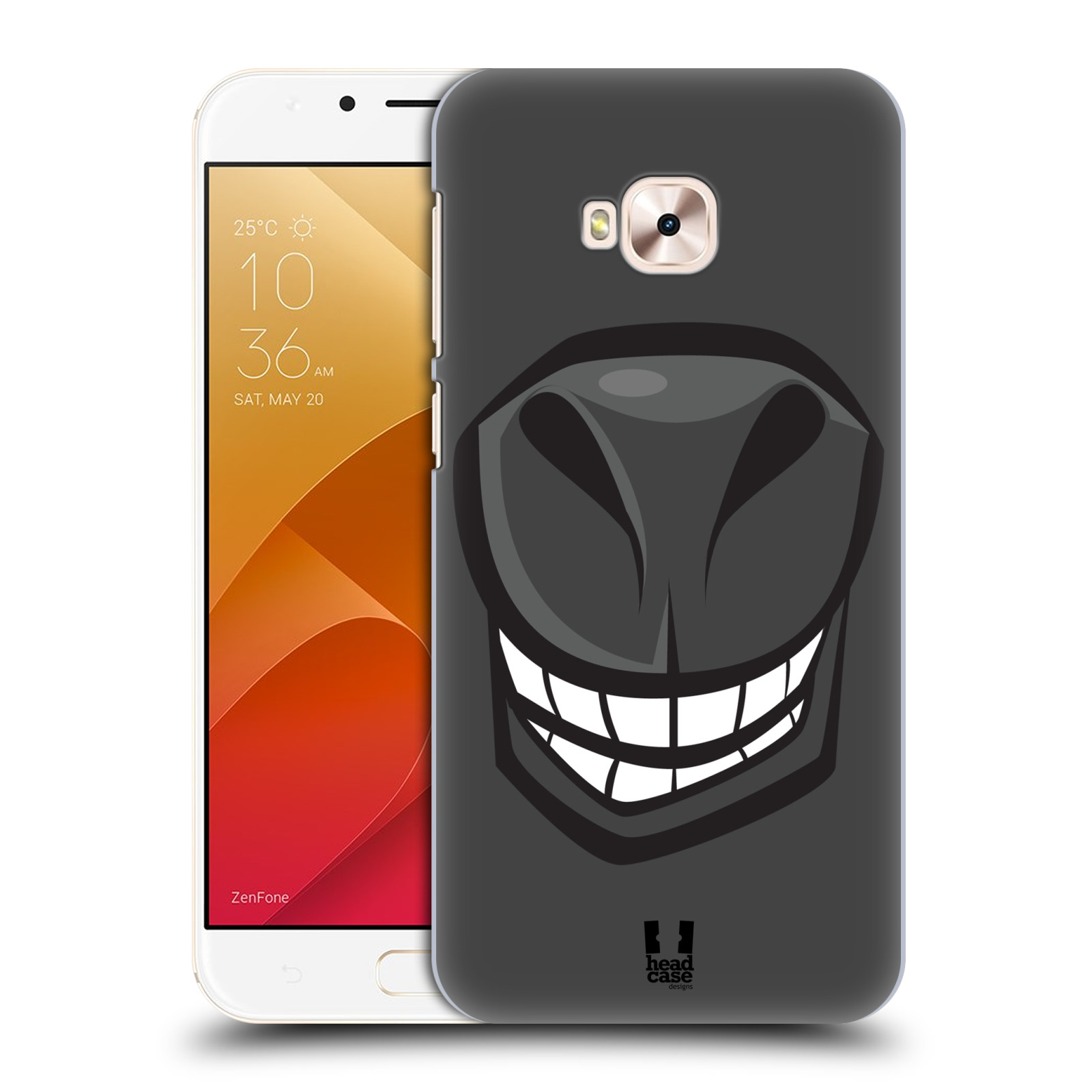 HEAD CASE plastový obal na mobil Asus Zenfone 4 Selfie Pro ZD552KL vzor Zvířecí úsměv kůň šedá