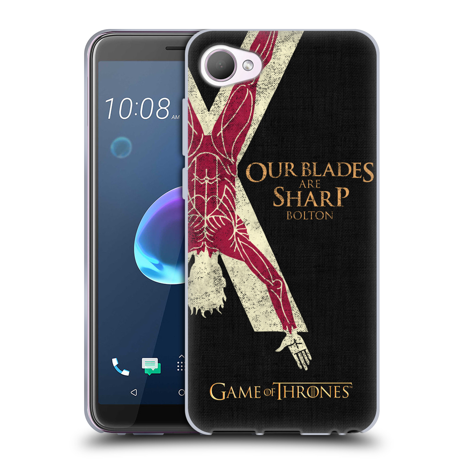 HEAD CASE silikonový obal na mobil HTC Desire 12 / Desire 12 DUAL SIM oficiální kryt Hra o trůny Rod Boltonů z Hrůzova