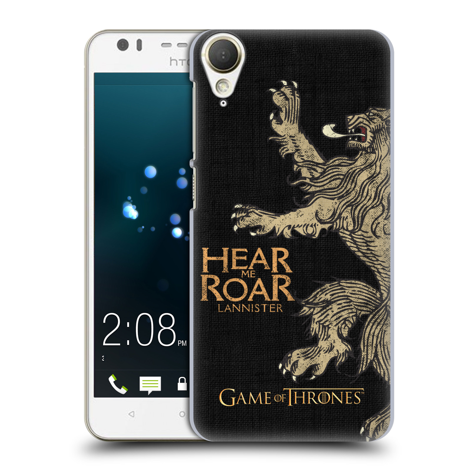 HEAD CASE plastový obal na mobil HTC Desire 10 Lifestyle oficiální kryt Hra o trůny Lannisterové z Casterlyovi skály