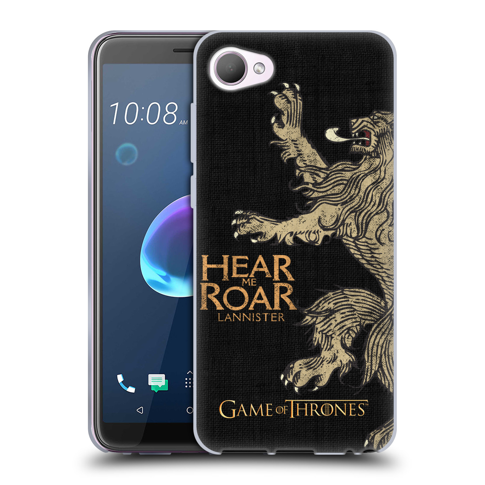 HEAD CASE silikonový obal na mobil HTC Desire 12 / Desire 12 DUAL SIM oficiální kryt Hra o trůny Lannisterové z Casterlyovi skály