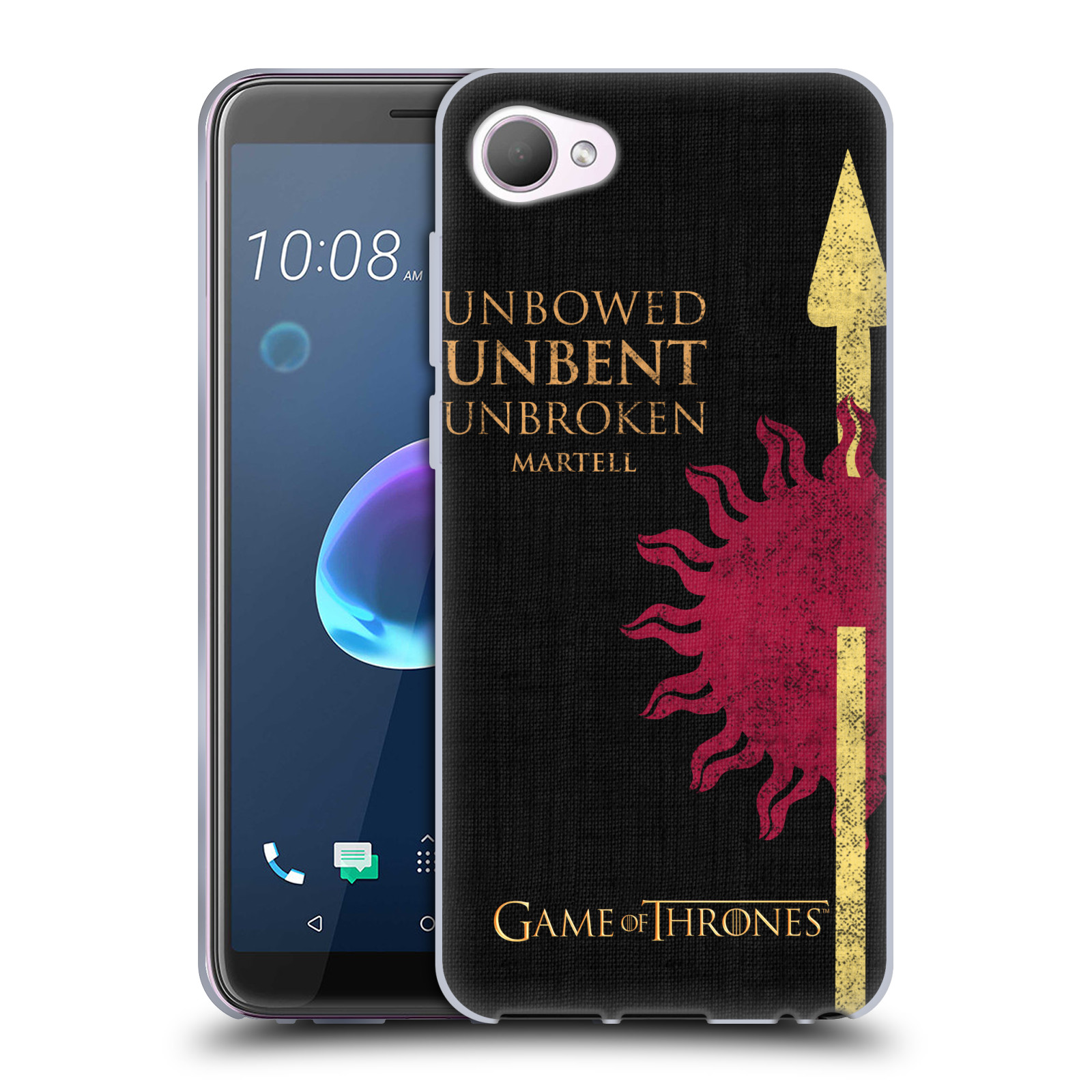 HEAD CASE silikonový obal na mobil HTC Desire 12 / Desire 12 DUAL SIM oficiální kryt Hra o trůny Martellové z Dorne