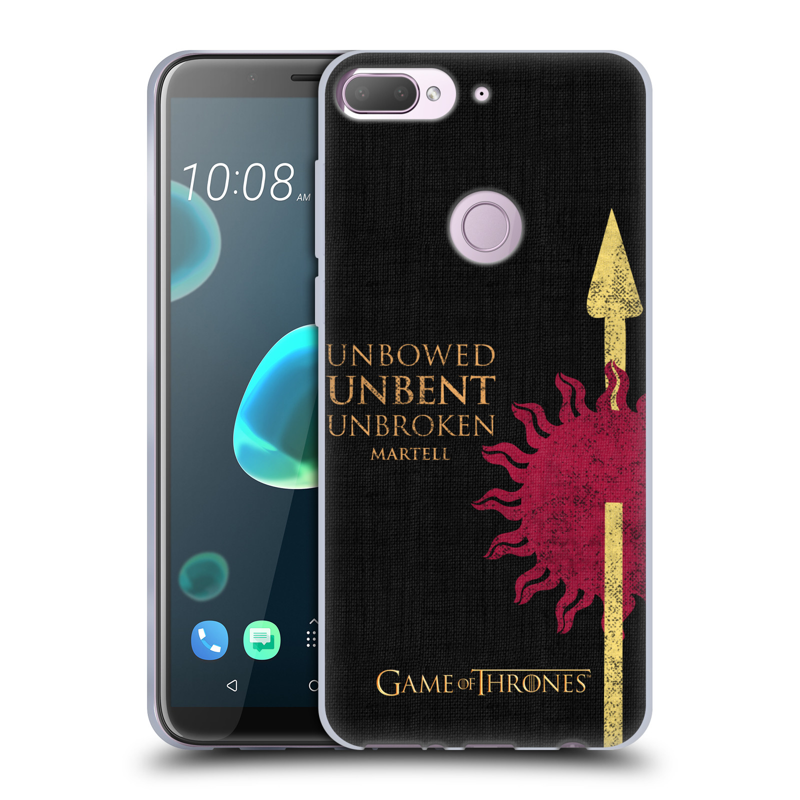 HEAD CASE silikonový obal na mobil HTC Desire 12+ / Desire 12+ DUAL SIM oficiální kryt Hra o trůny Martellové z Dorne