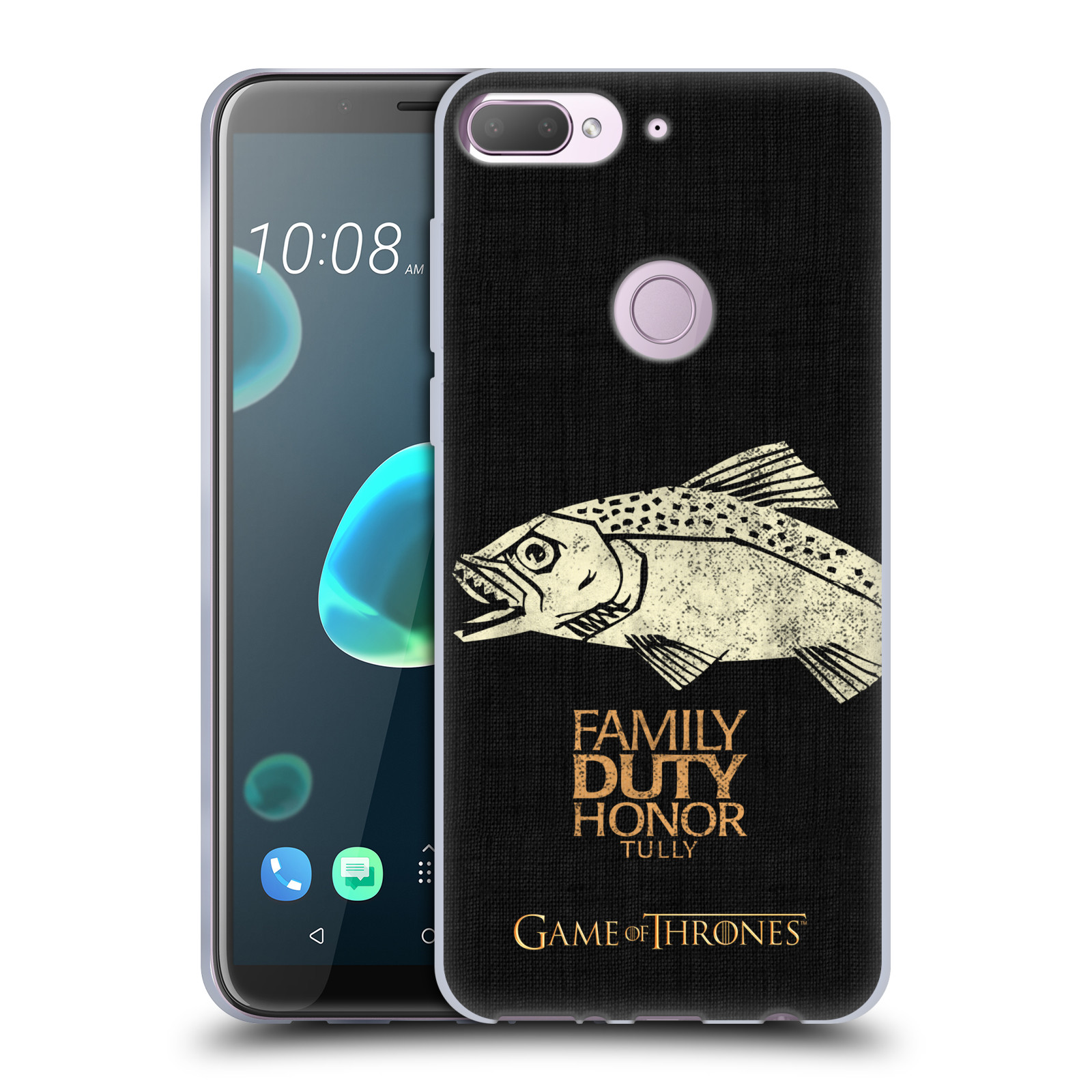 HEAD CASE silikonový obal na mobil HTC Desire 12+ / Desire 12+ DUAL SIM oficiální kryt Hra o trůny Rod Tullyů z Řekotočí