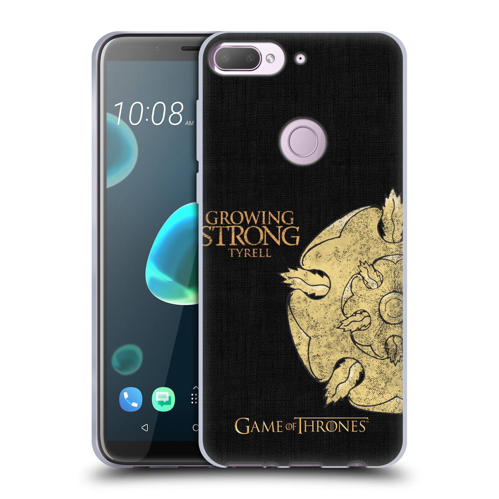 HEAD CASE silikonový obal na mobil HTC Desire 12+ / Desire 12+ DUAL SIM oficiální kryt Hra o trůny Rod Tyrellové z Vysoké zahrady